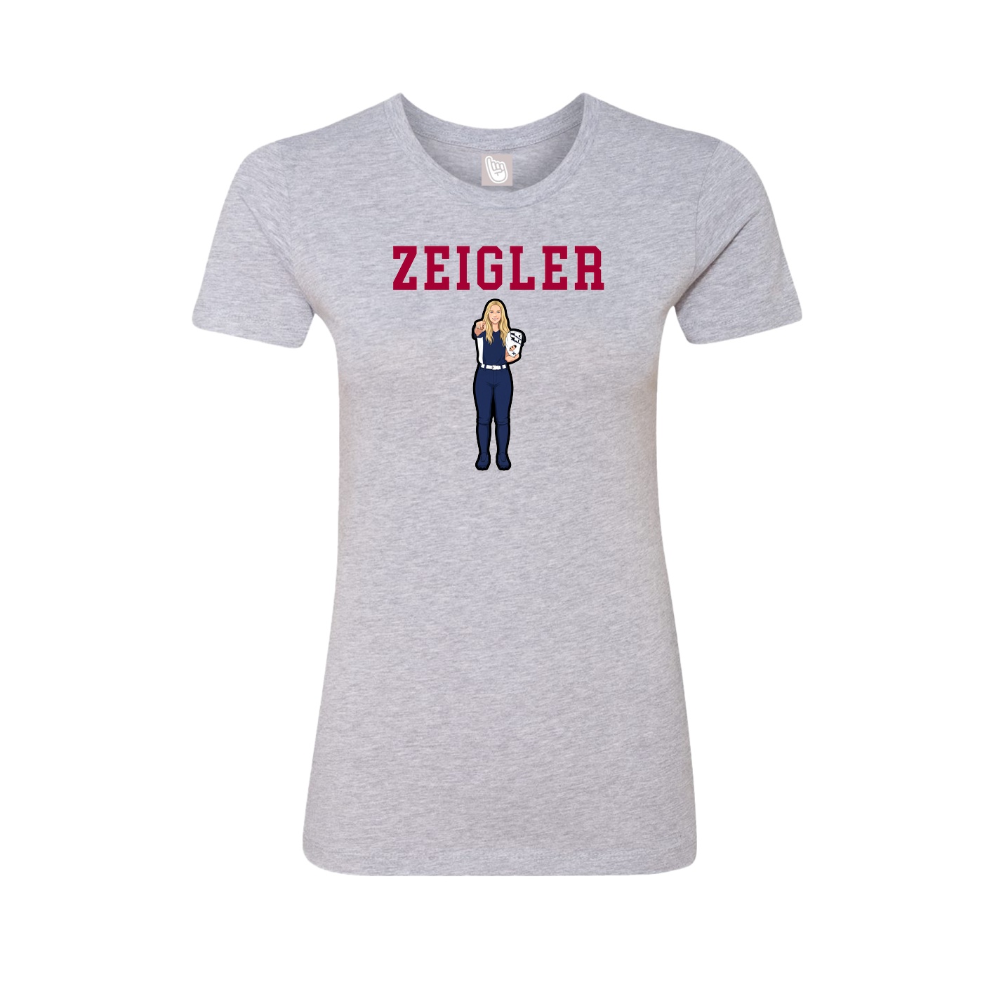 Fitted Women's Tee — Shirsey in Grey
