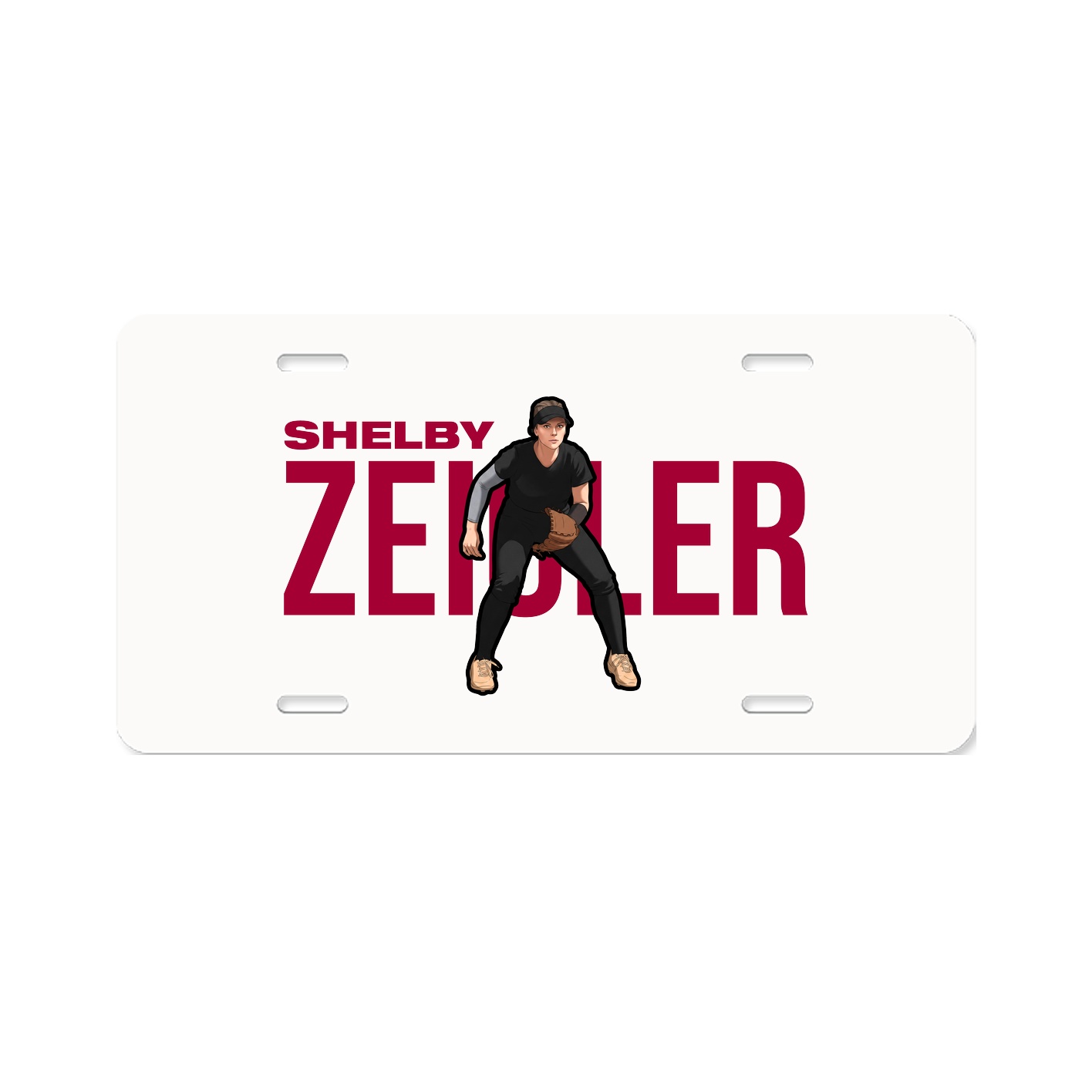 License Plate — Player Name in Classic