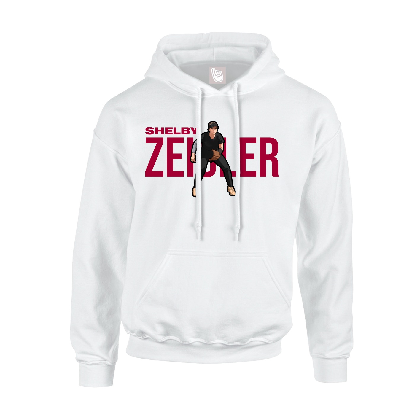 Hoodie — Player Name in White