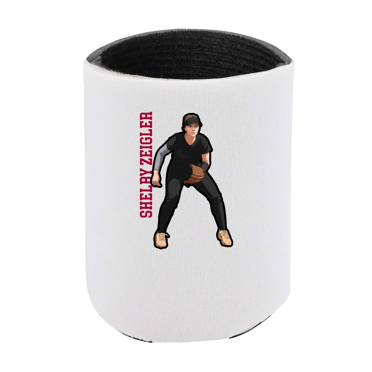 Can Holder — Name Vertical in White