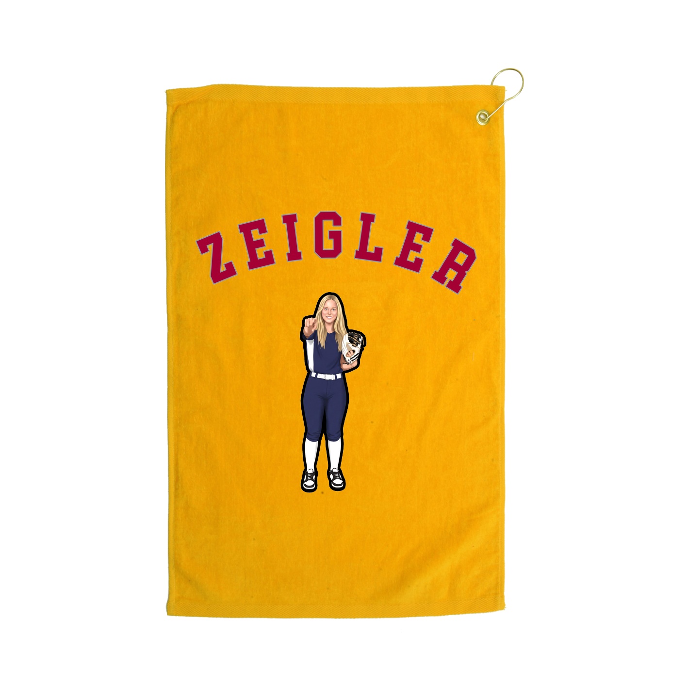 Golf Towel — Shirsey Arch in Gold