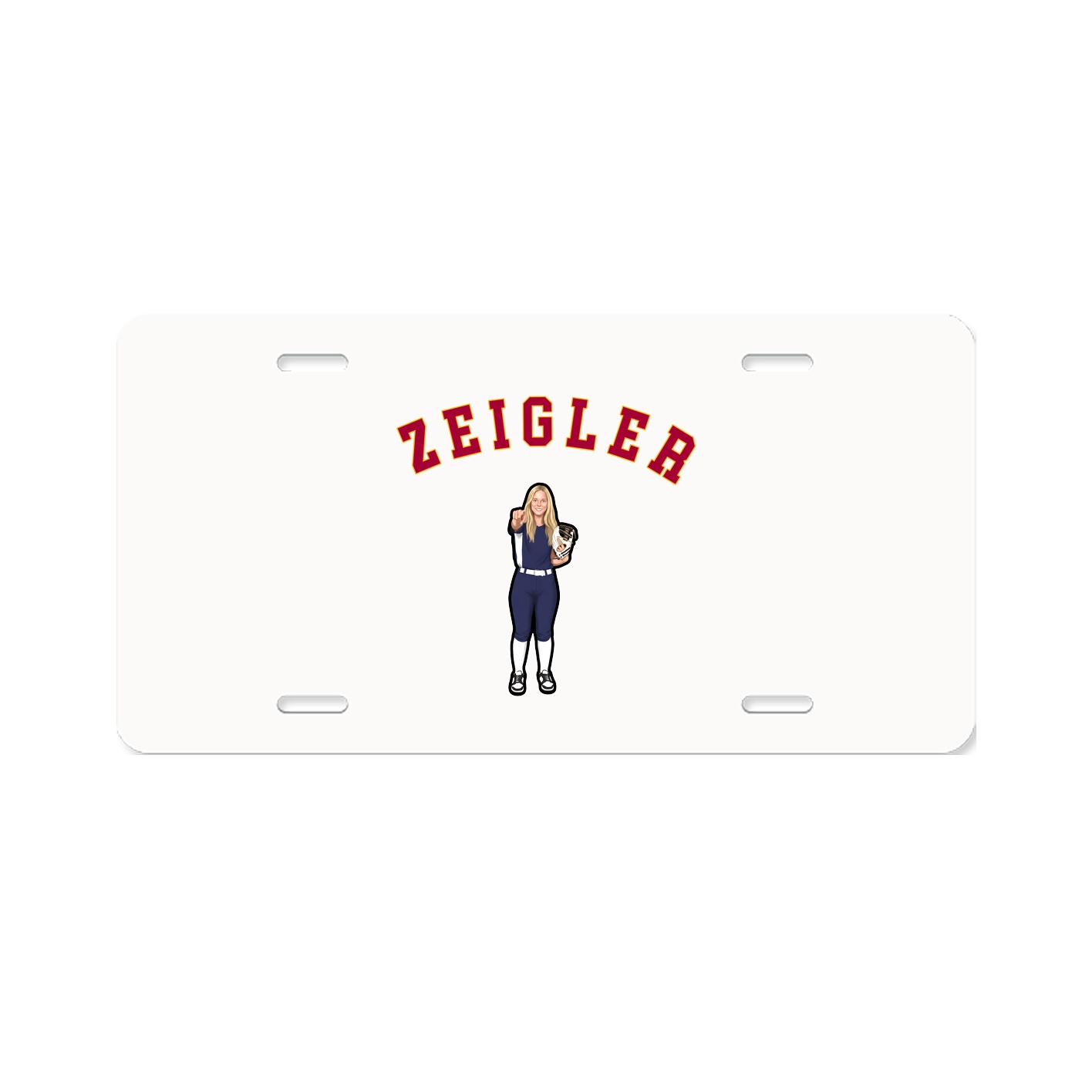 License Plate — Shirsey Arch in Classic