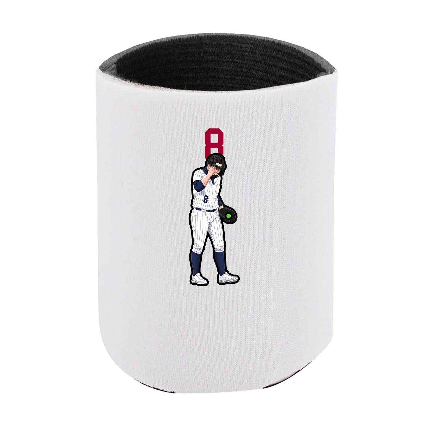Can Holder — Number Top in White