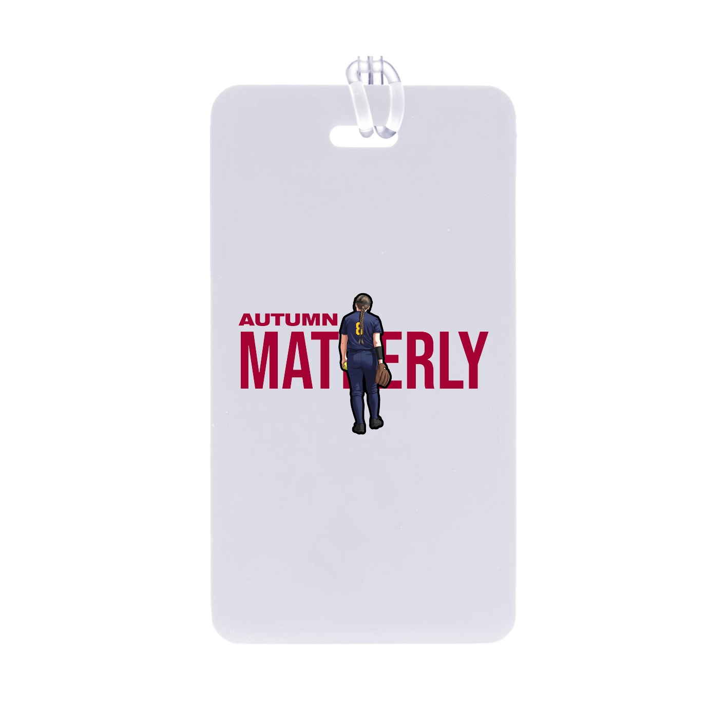Bag Tag — Player Name in Classic
