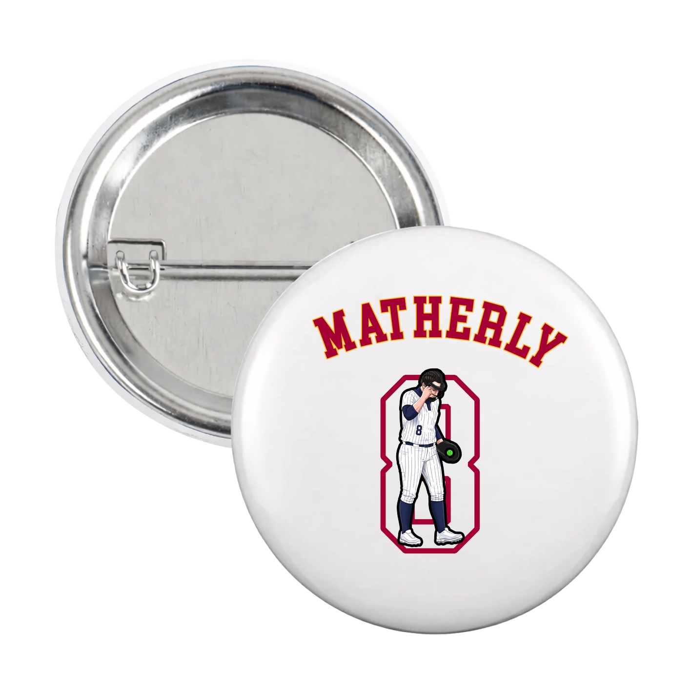 Game Day Button — Shirsey Arch in White