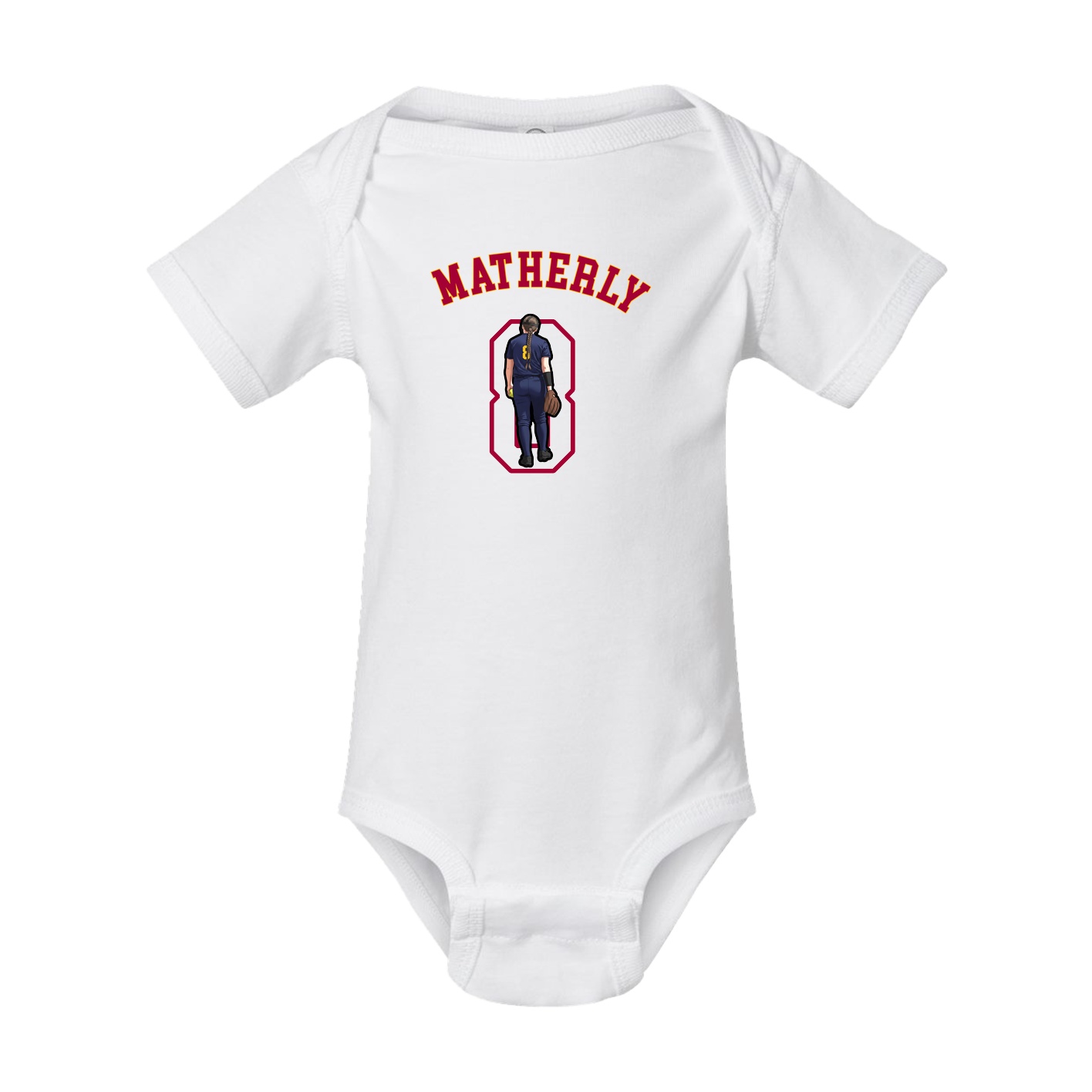 Baby Onesie — Shirsey Arch in White
