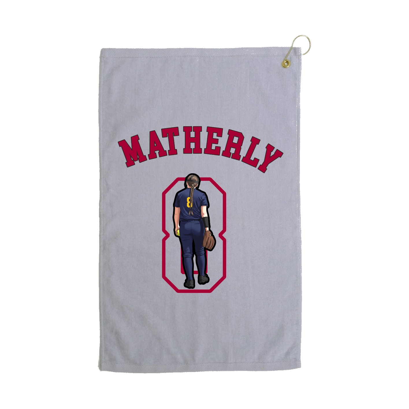 Golf Towel — Shirsey Arch in Grey