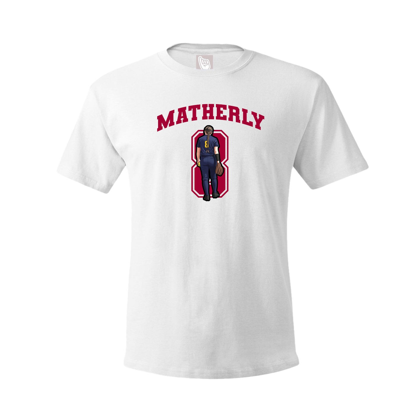 Tee — Number in White