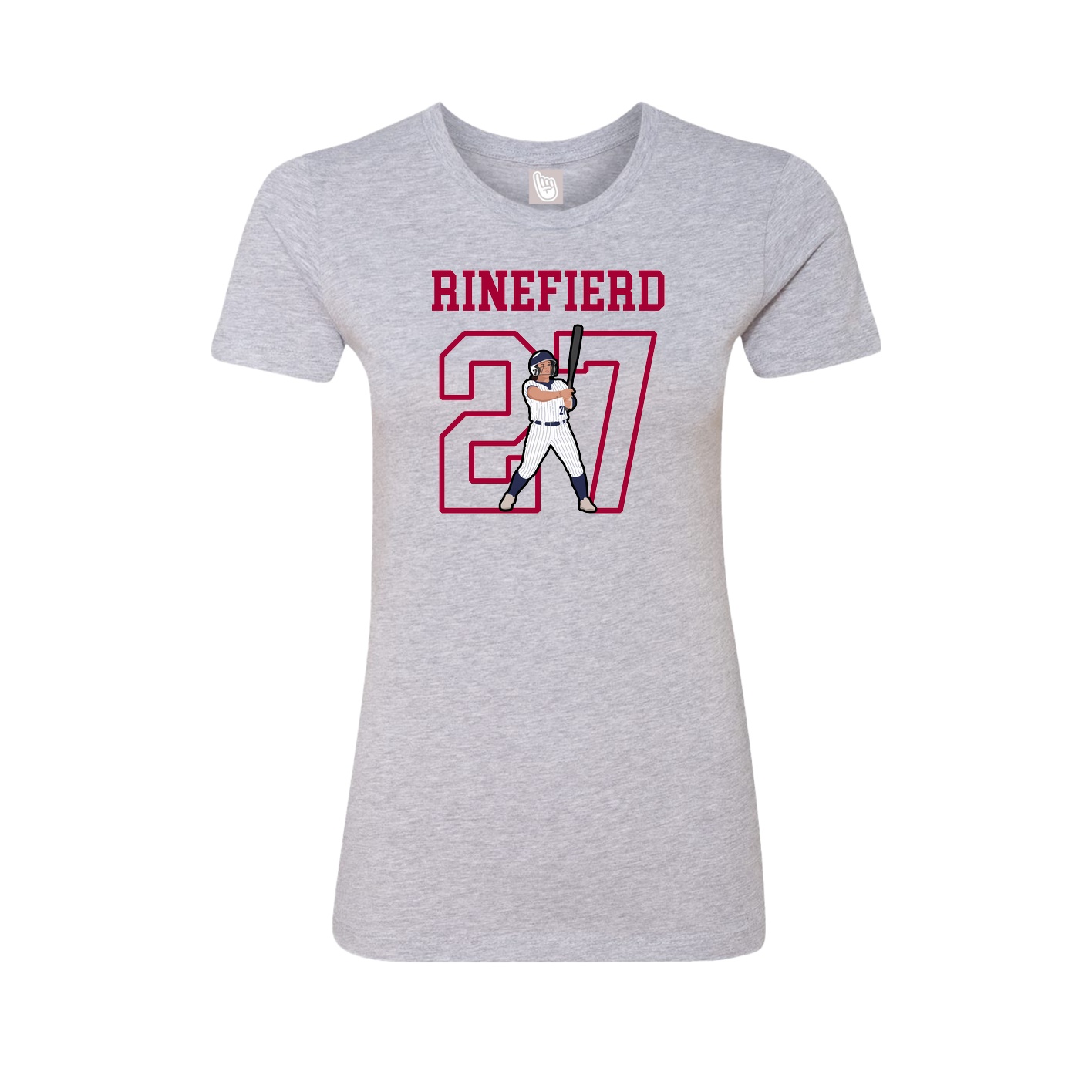 Fitted Women's Tee — Shirsey in Grey