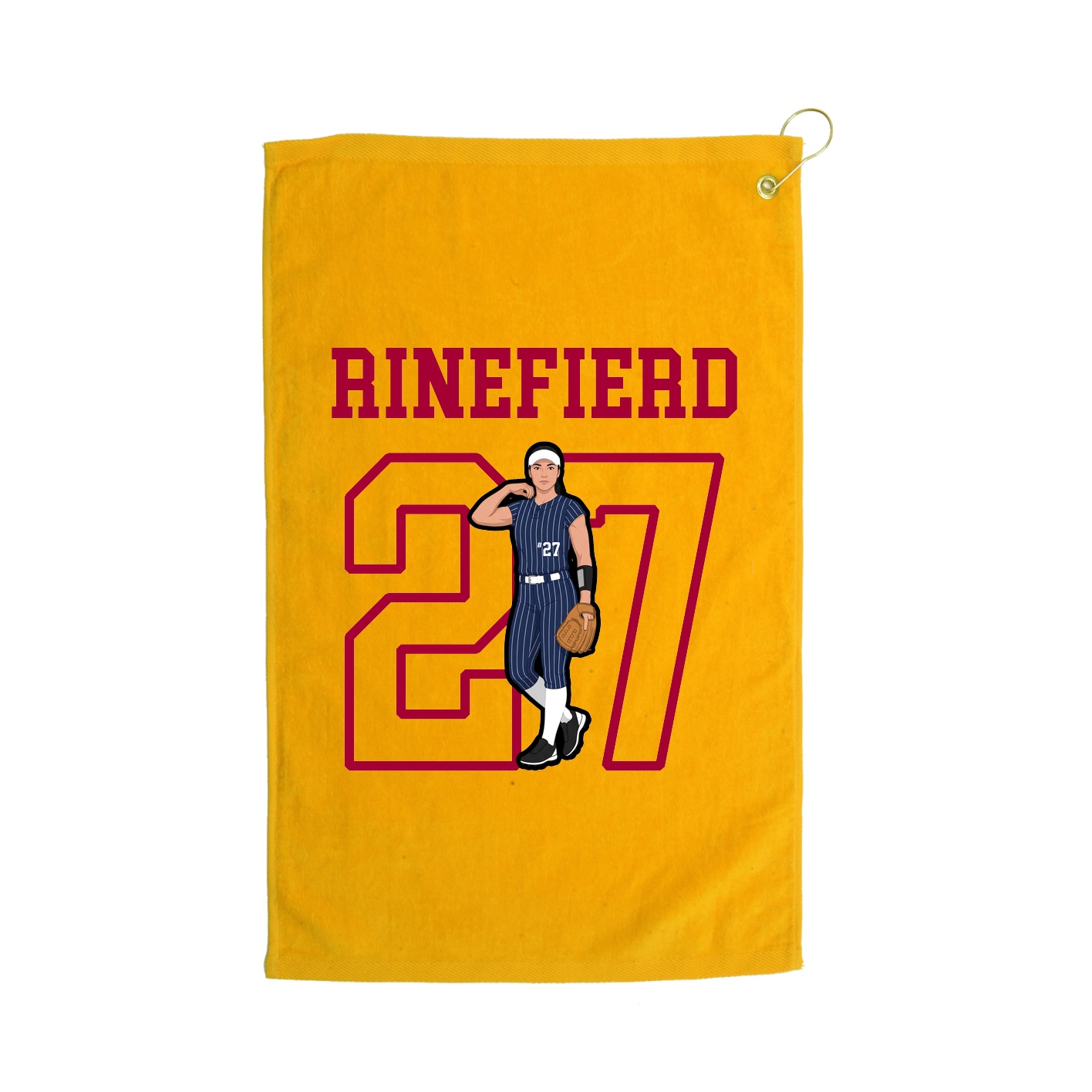 Golf Towel — Shirsey in Gold