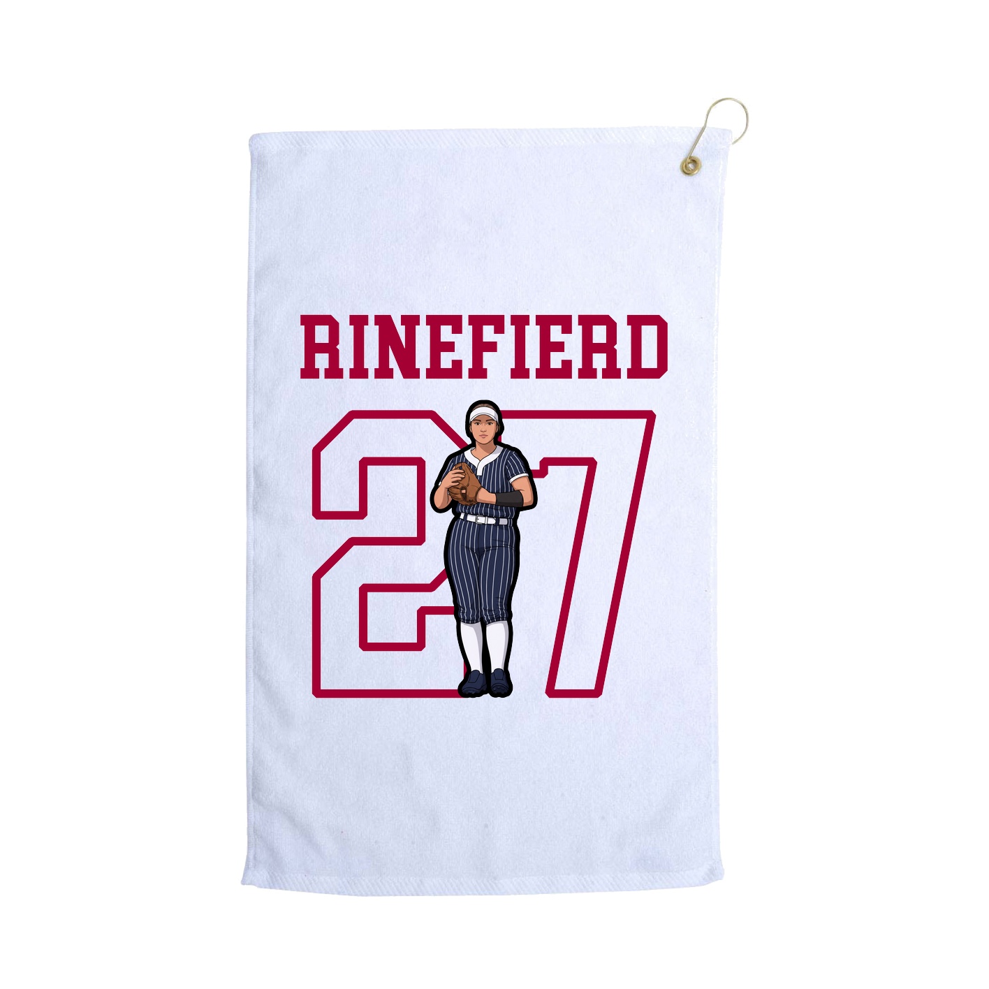 Golf Towel — Shirsey in White