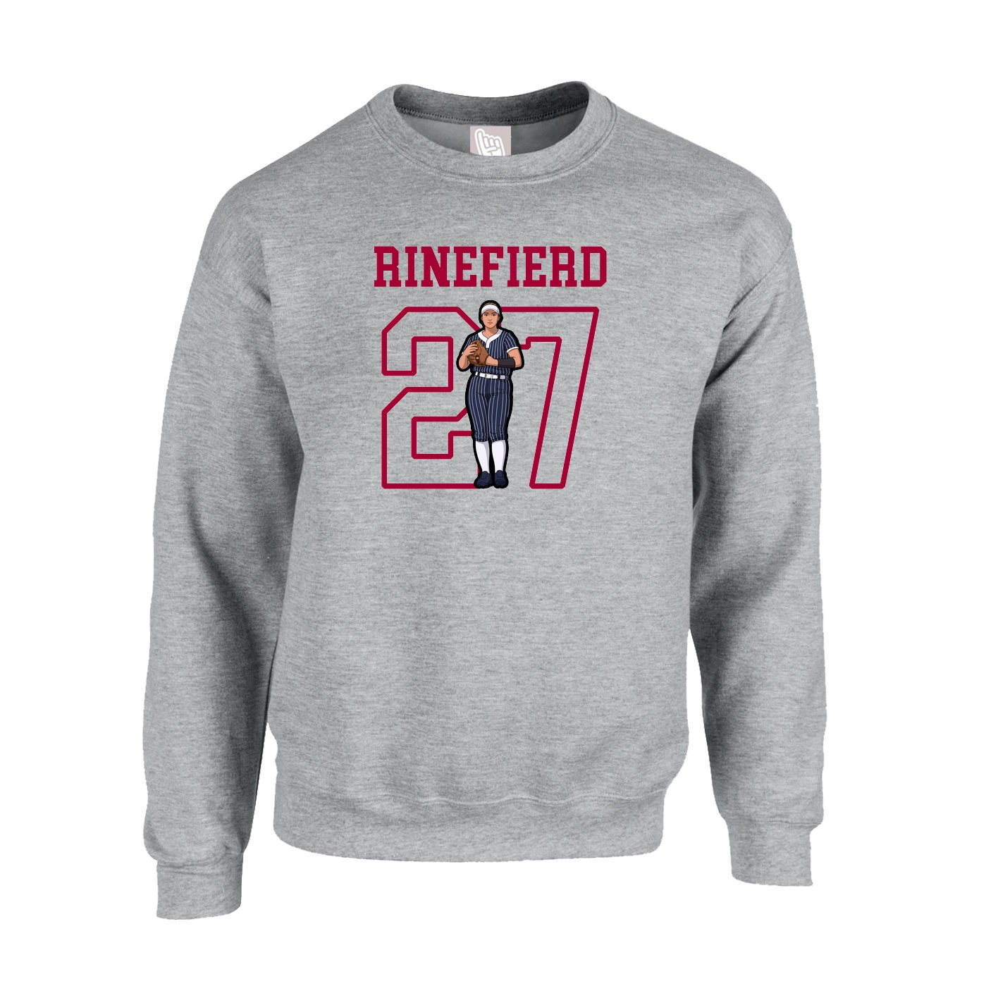 Fleece Crew — Shirsey in Grey