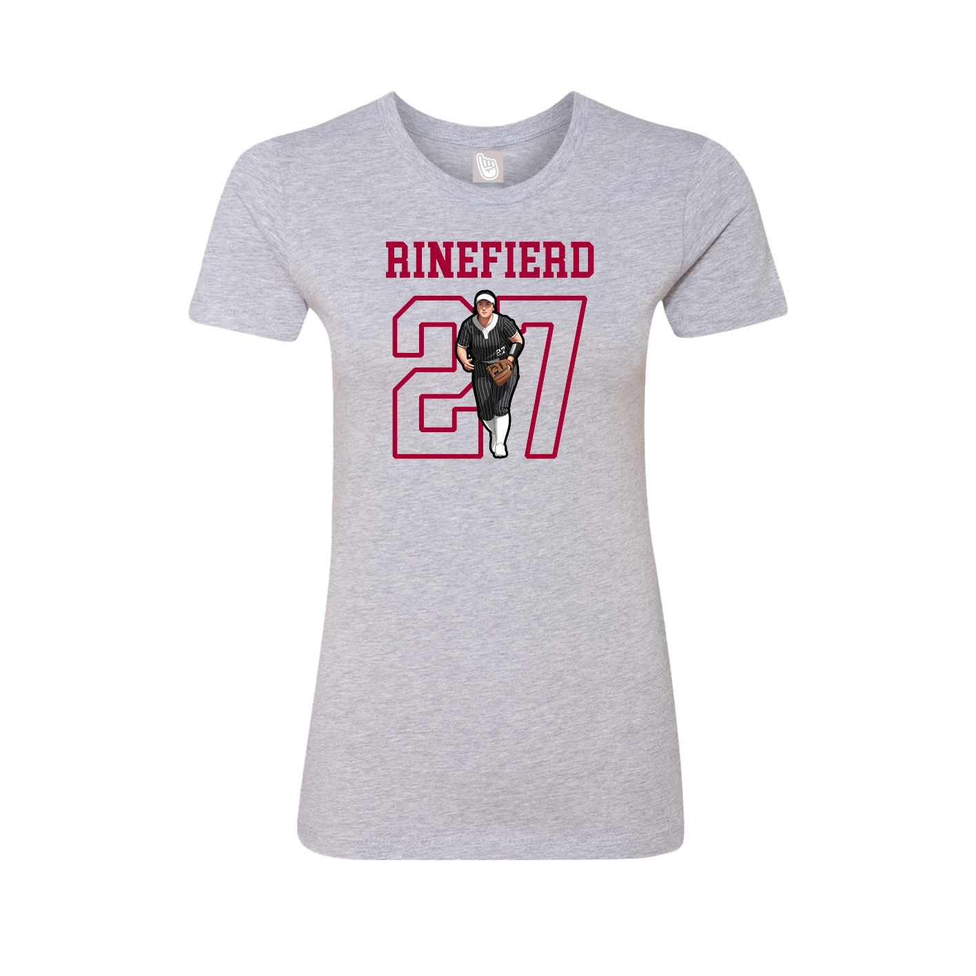 Fitted Women's Tee — Shirsey in Grey