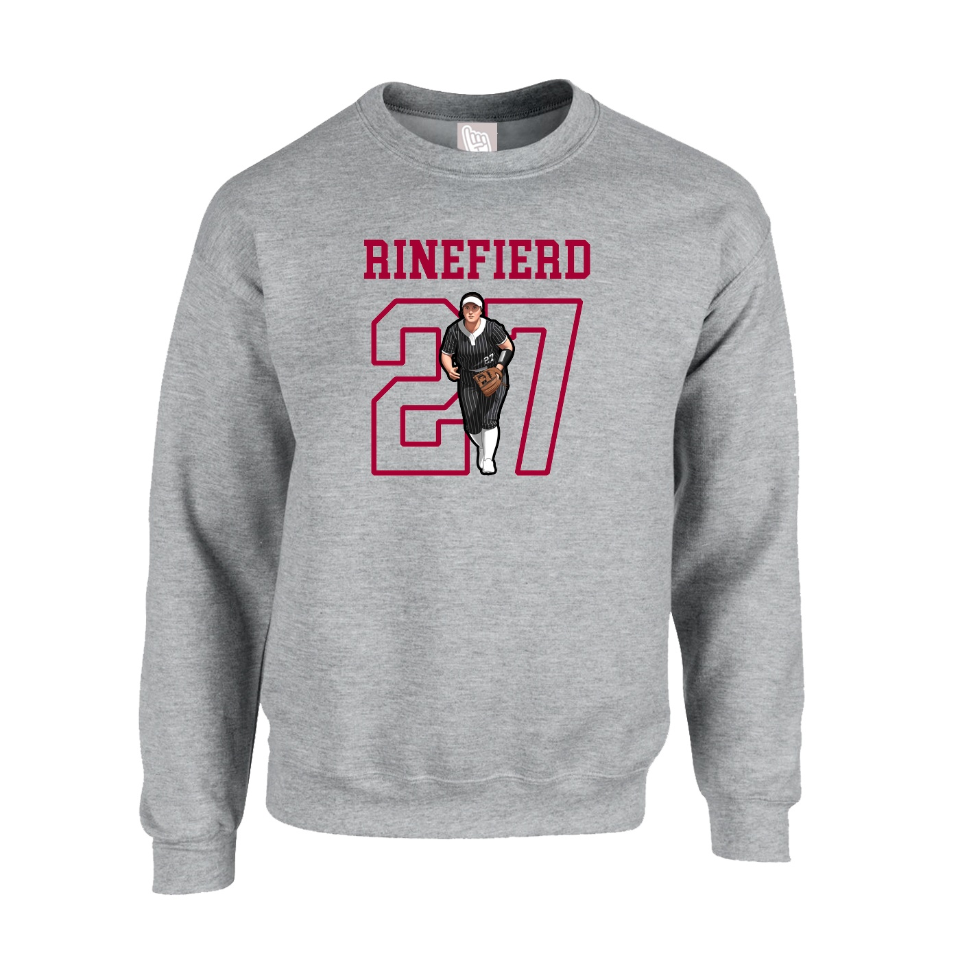 Fleece Crew — Shirsey in Grey