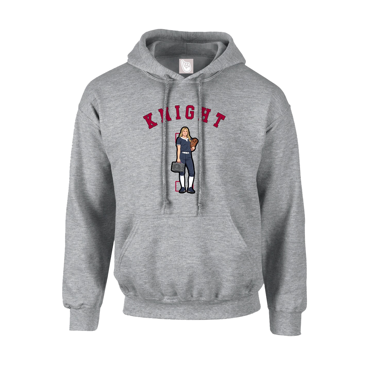 Youth Hoodie — Shirsey Arch in Grey