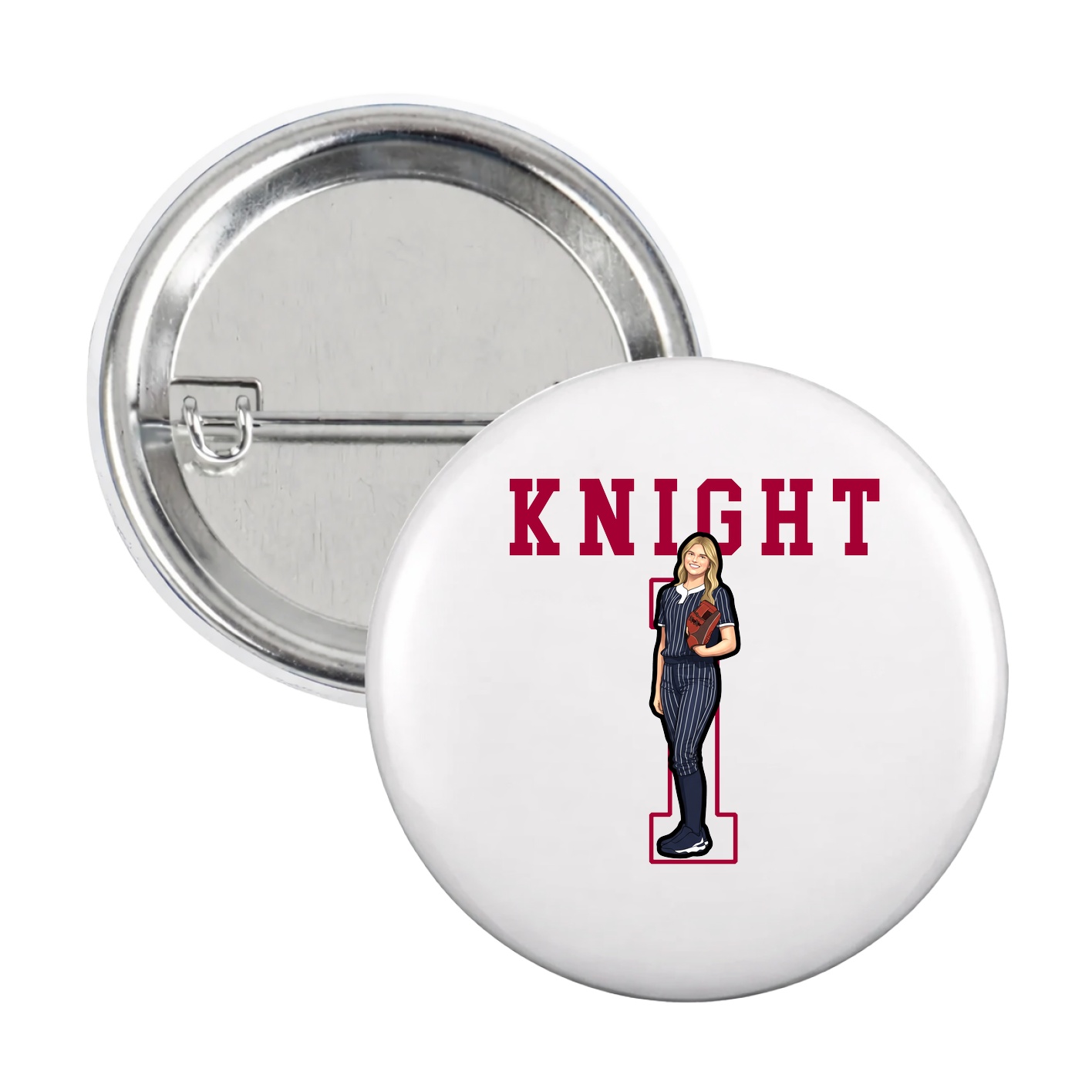 Game Day Button — Shirsey in White
