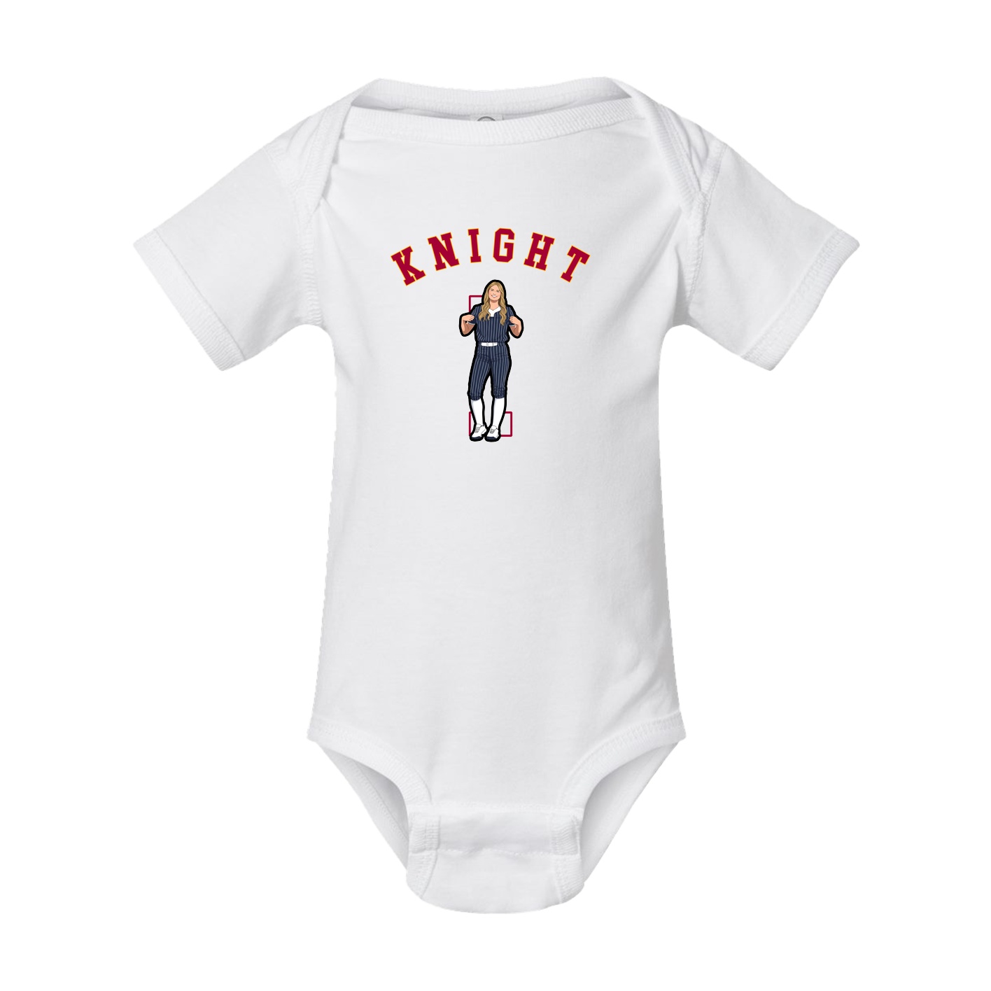 Baby Onesie — Shirsey Arch in White