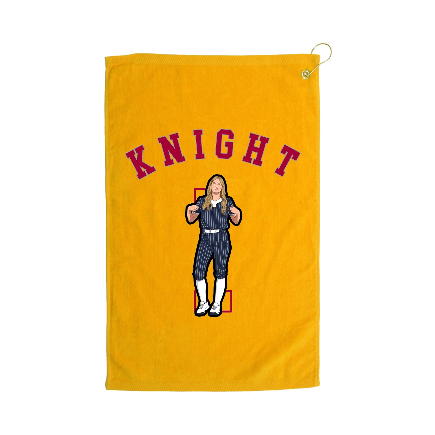 Golf Towel — Shirsey Arch in Gold