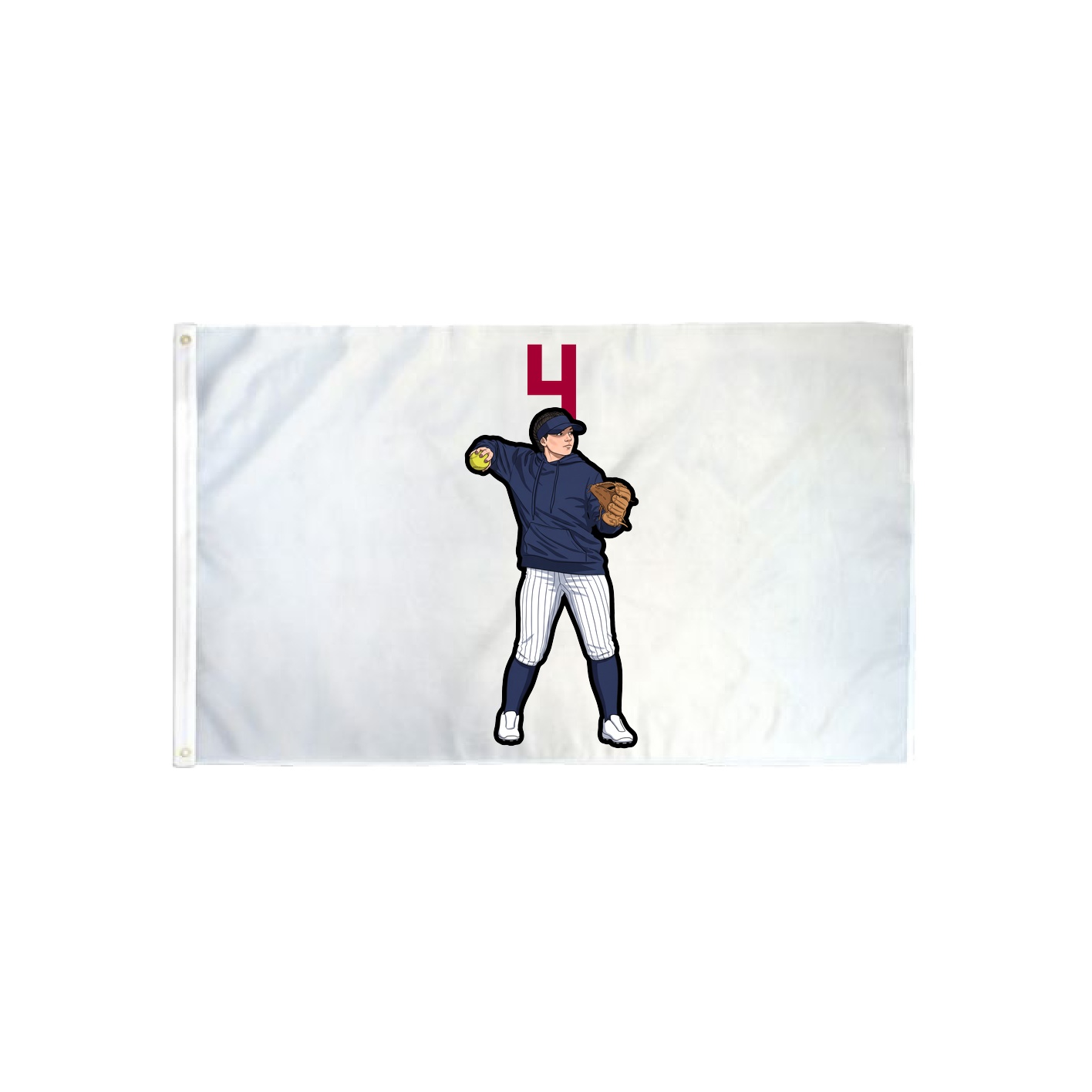 3x5 Flag — Number Top in Classic