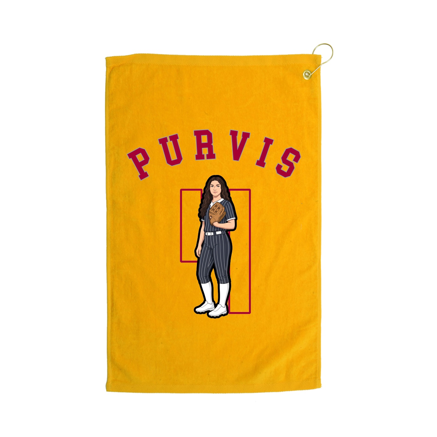 Golf Towel — Shirsey Arch in Gold