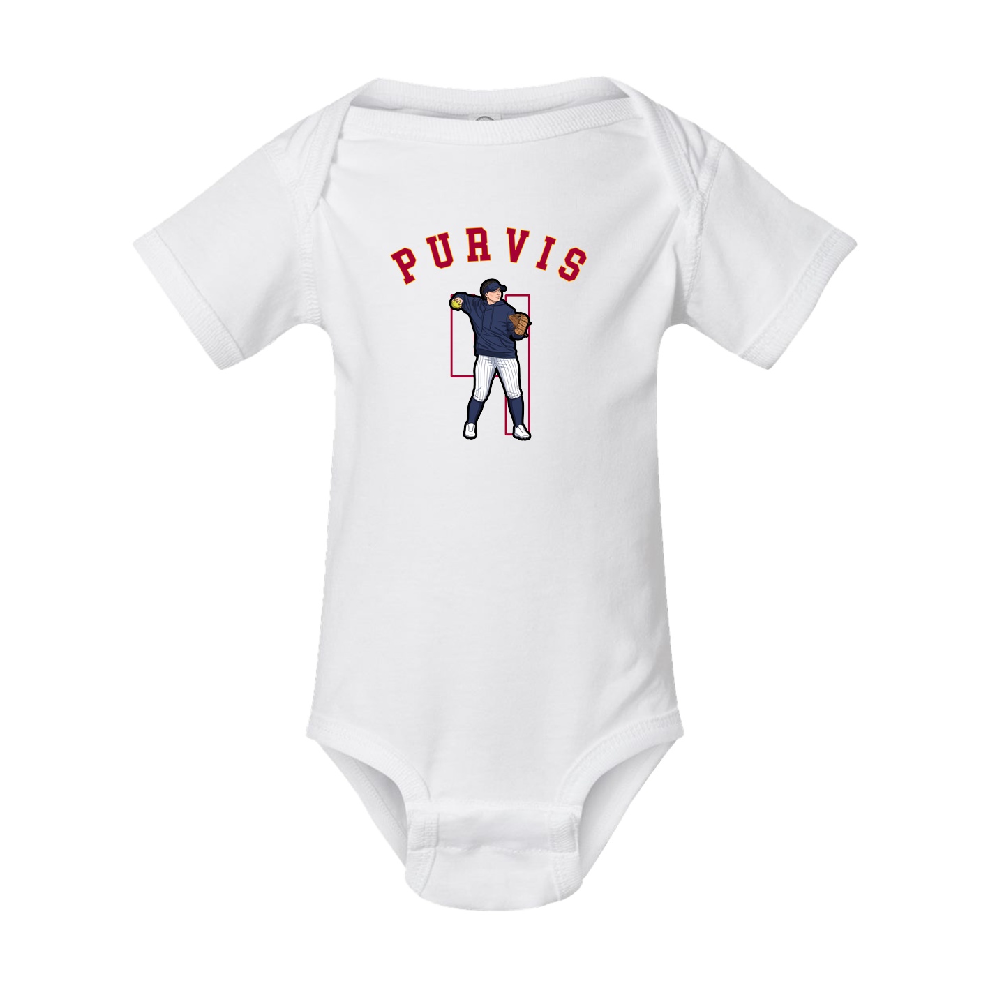 Baby Onesie — Shirsey Arch in White