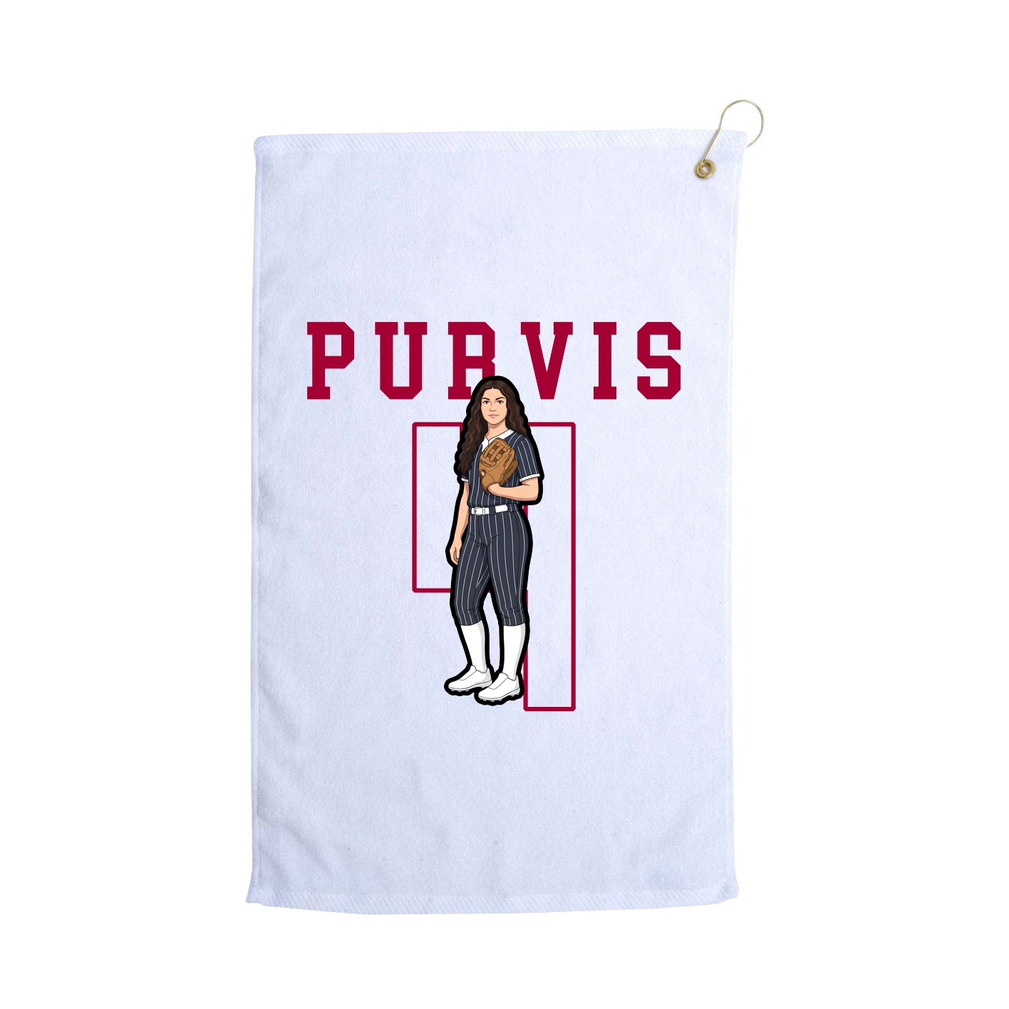 Golf Towel — Shirsey in White