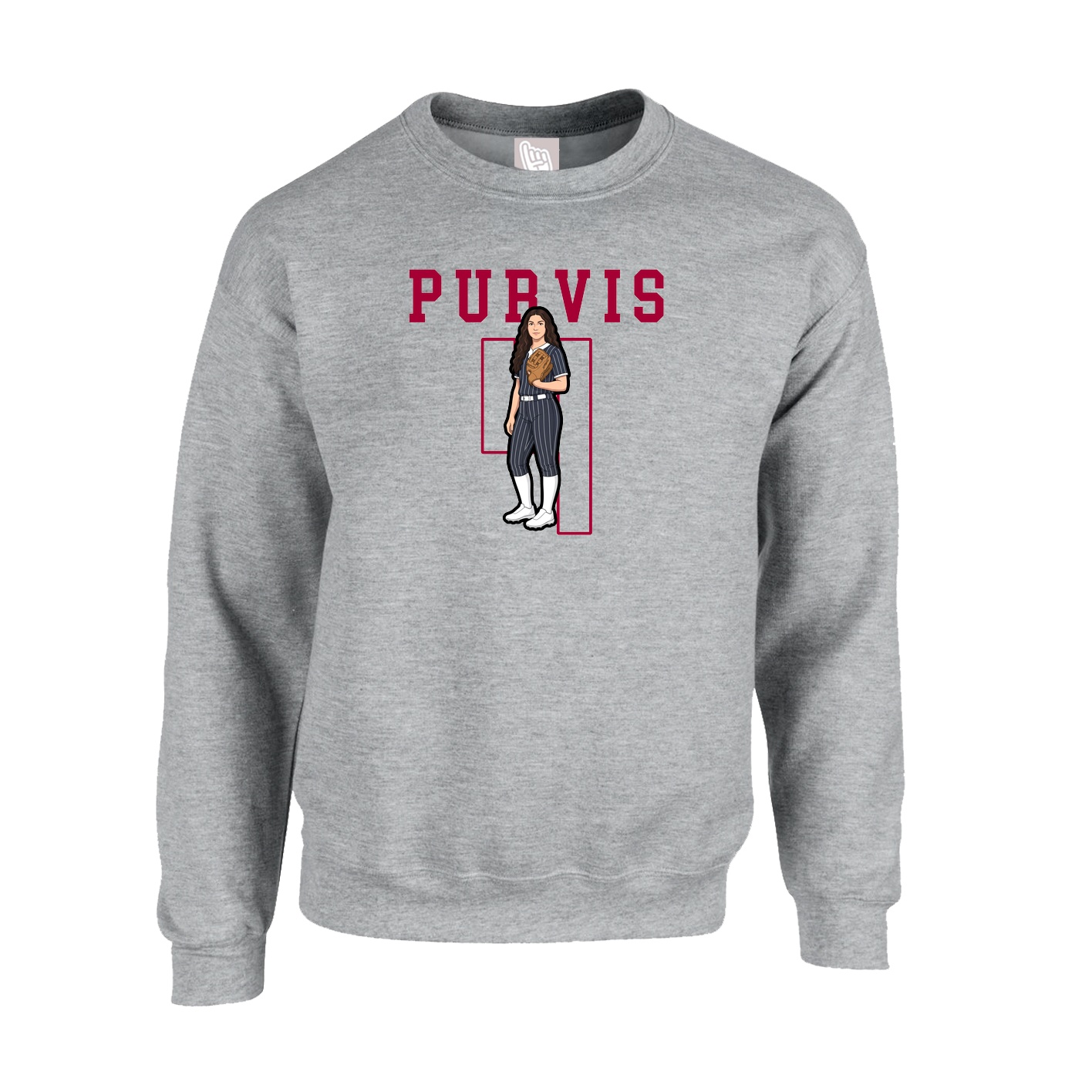 Fleece Crew — Shirsey in Grey