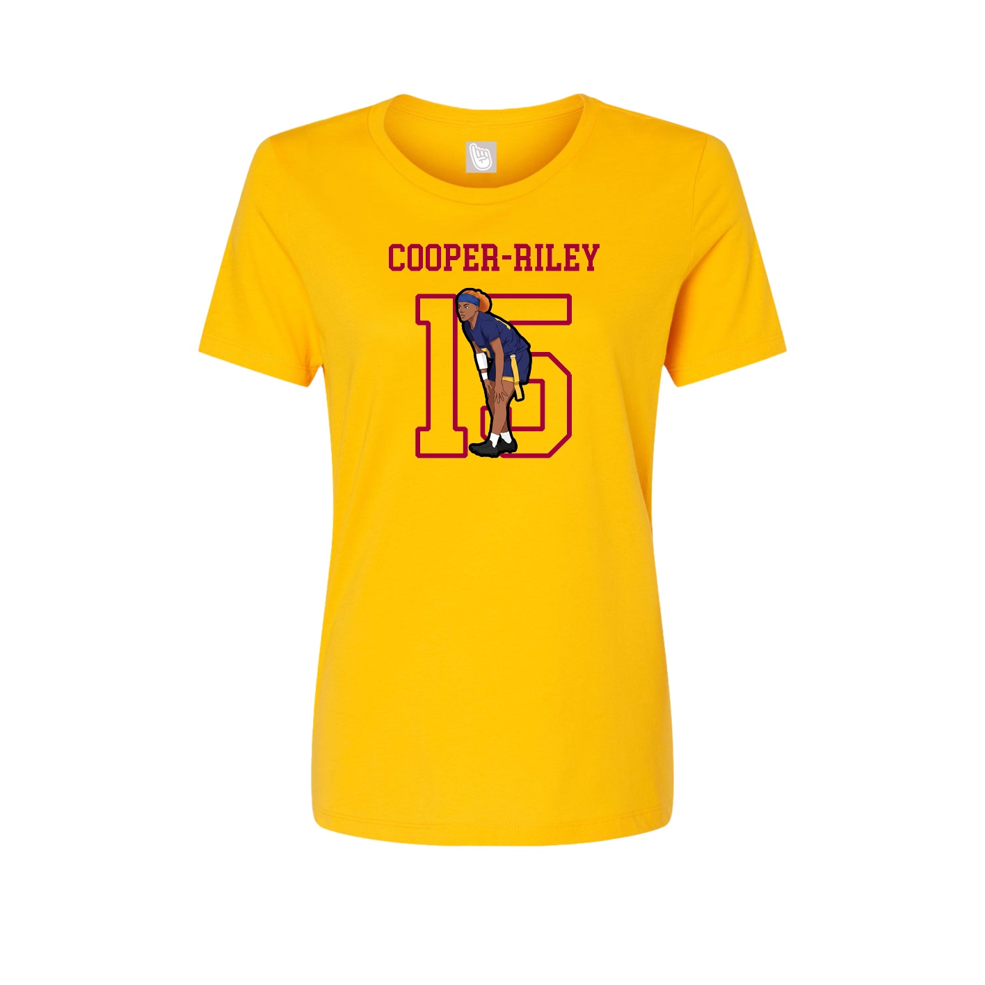 Fitted Women's Tee — Shirsey in Gold