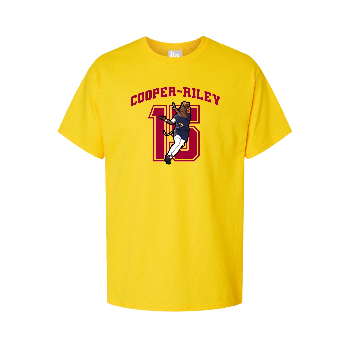 Tee — Number in Gold