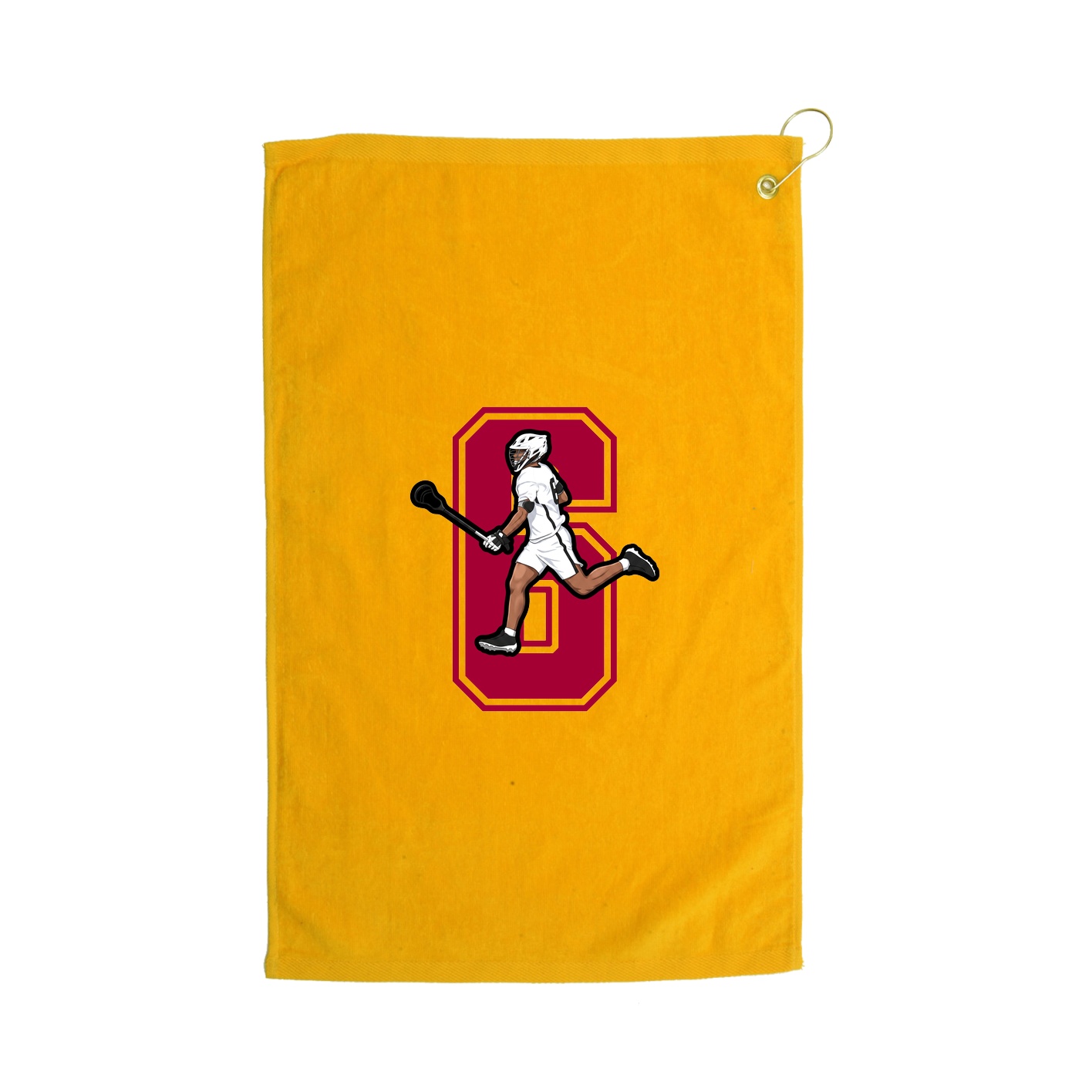 Golf Towel — Number in Gold