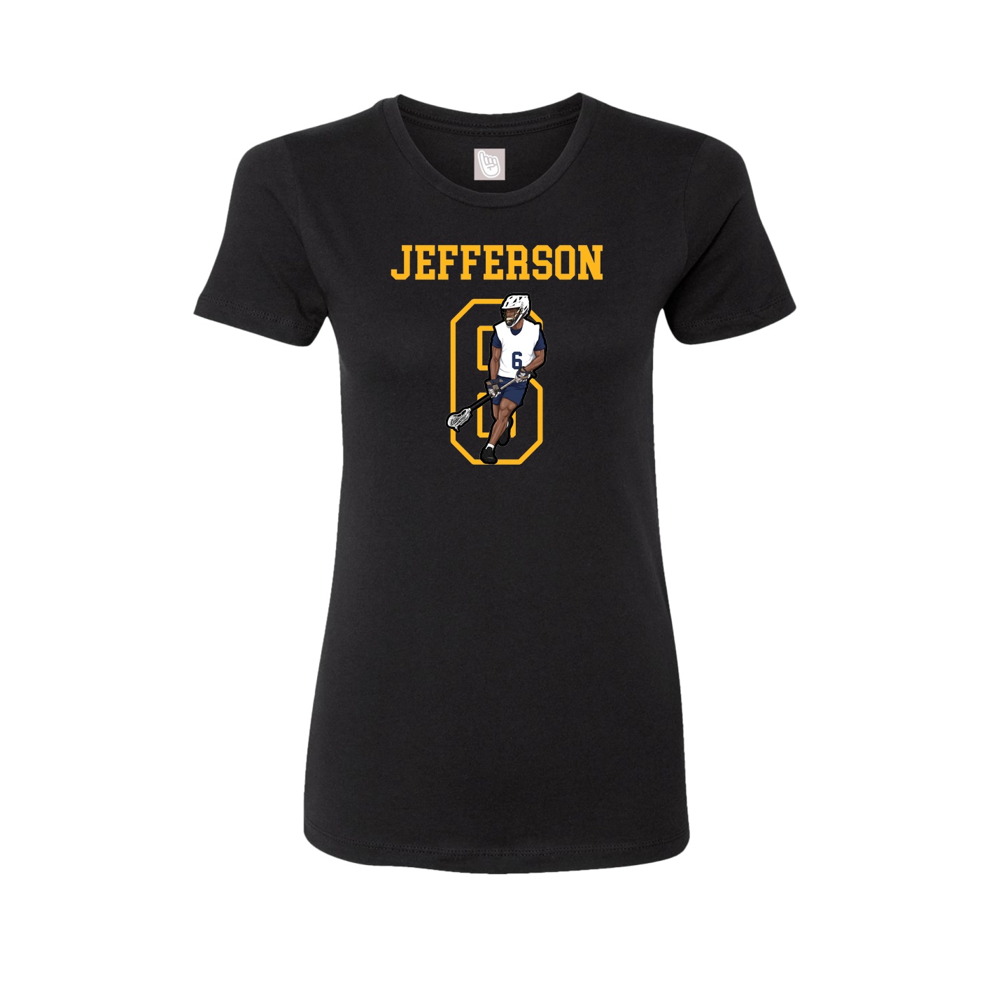 Fitted Women's Tee — Shirsey in Black