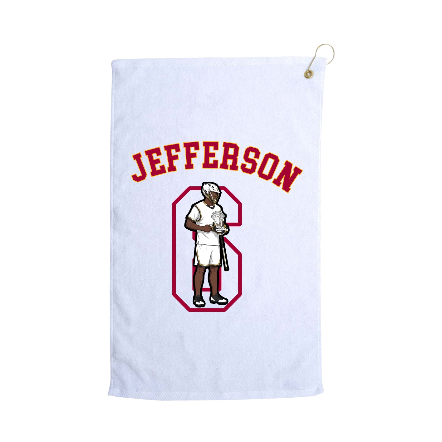 Golf Towel — Shirsey Arch in White