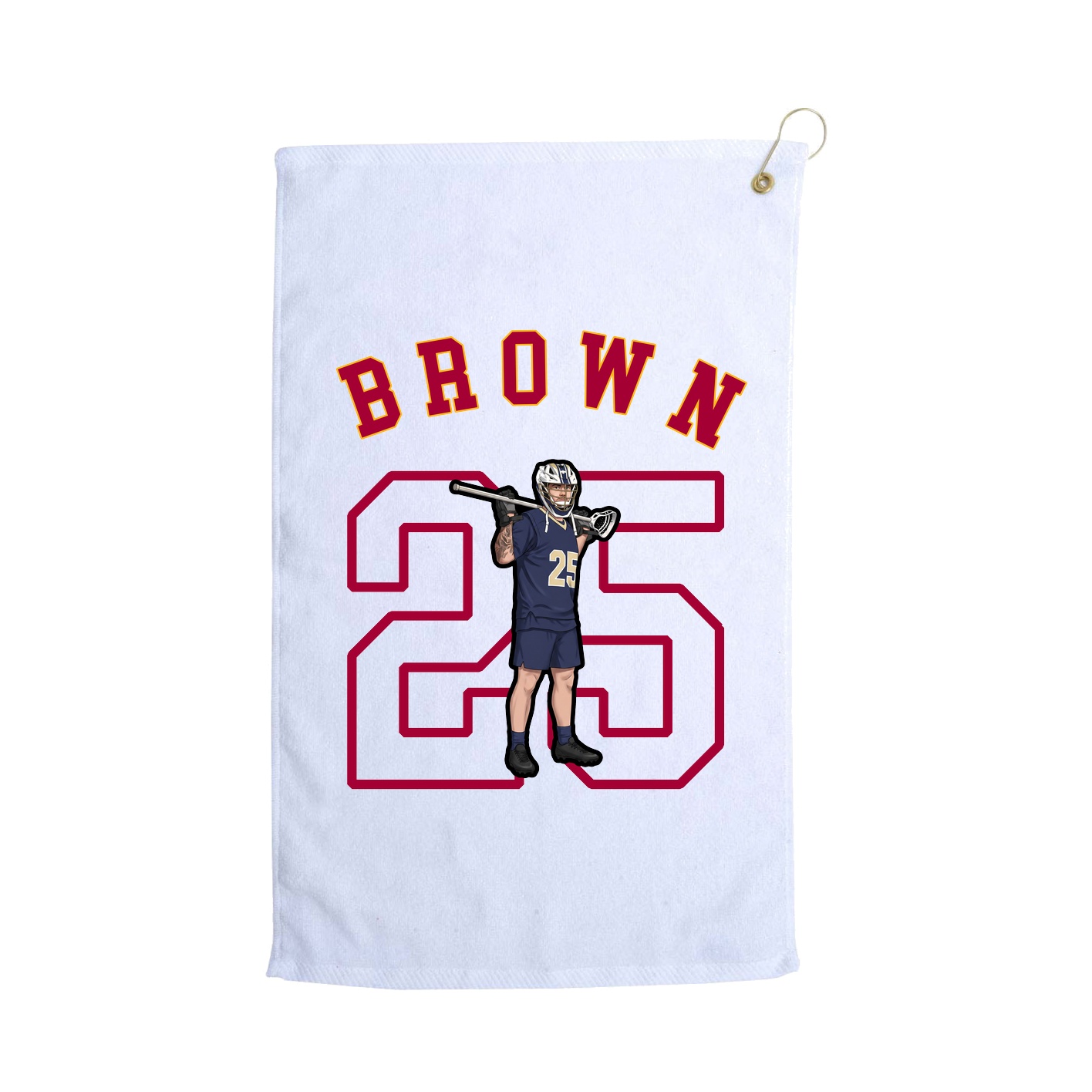Golf Towel — Shirsey Arch in White