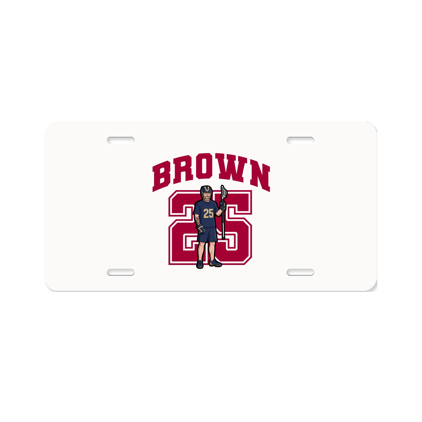 License Plate — Number in Classic
