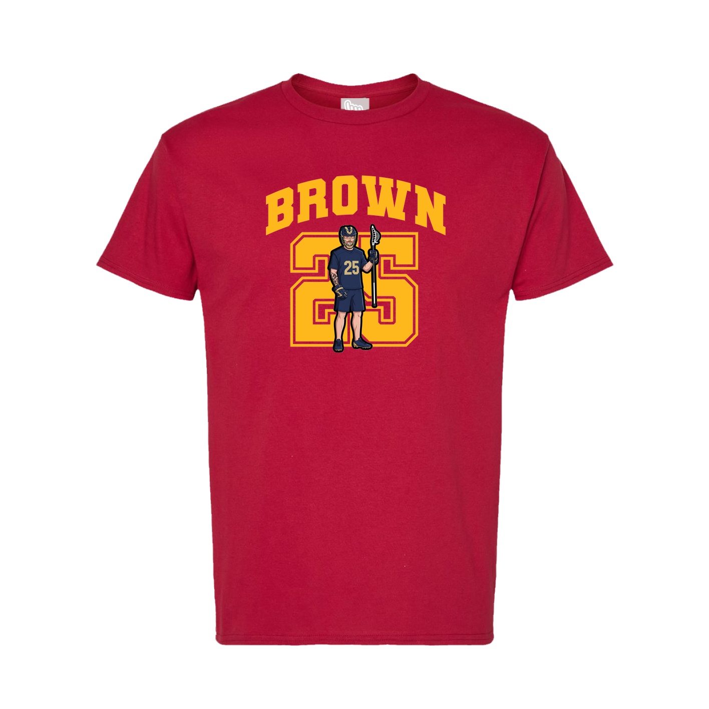 Tee — Number in Crimson
