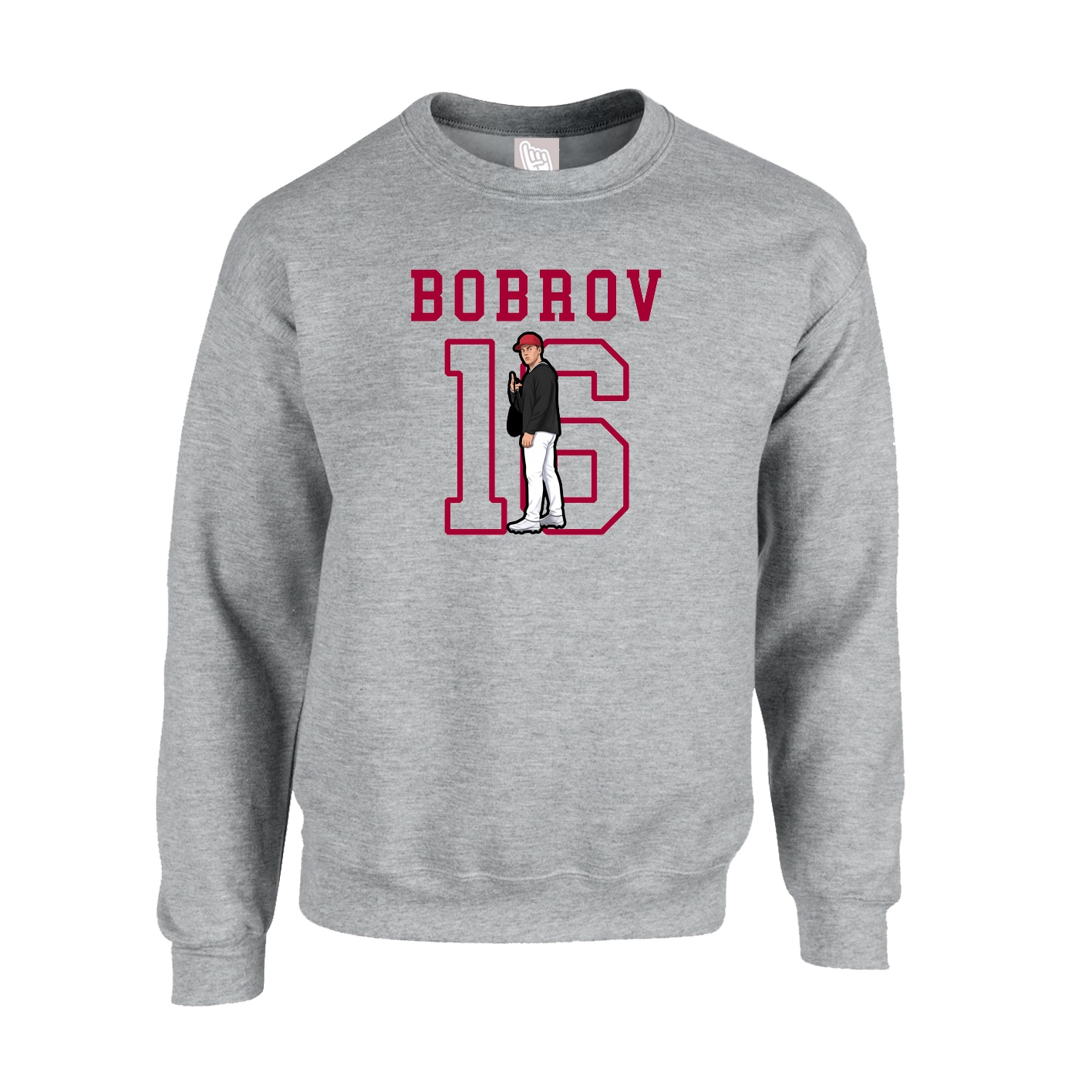 Fleece Crew — Shirsey in Grey