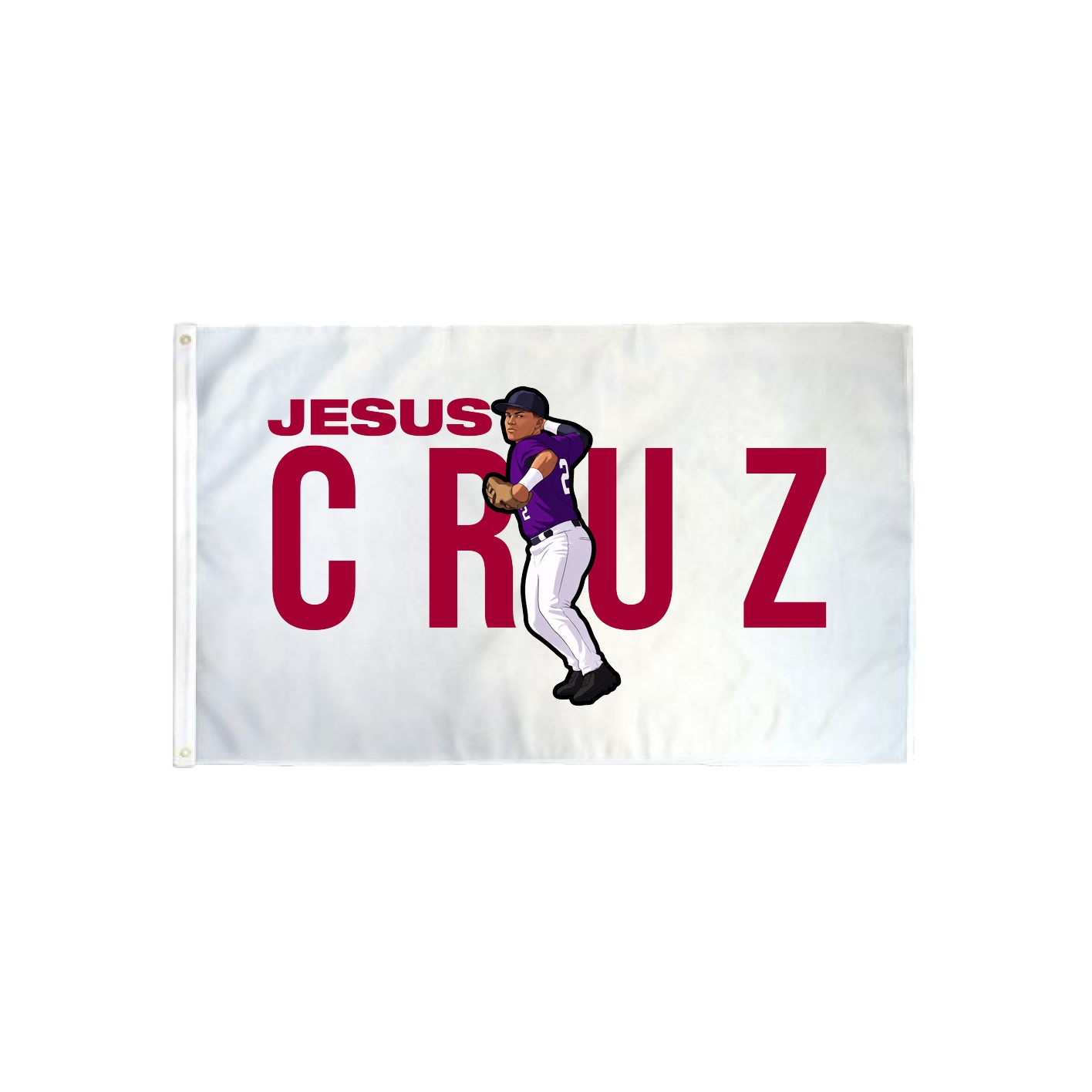 3x5 Flag — Player Name in Classic