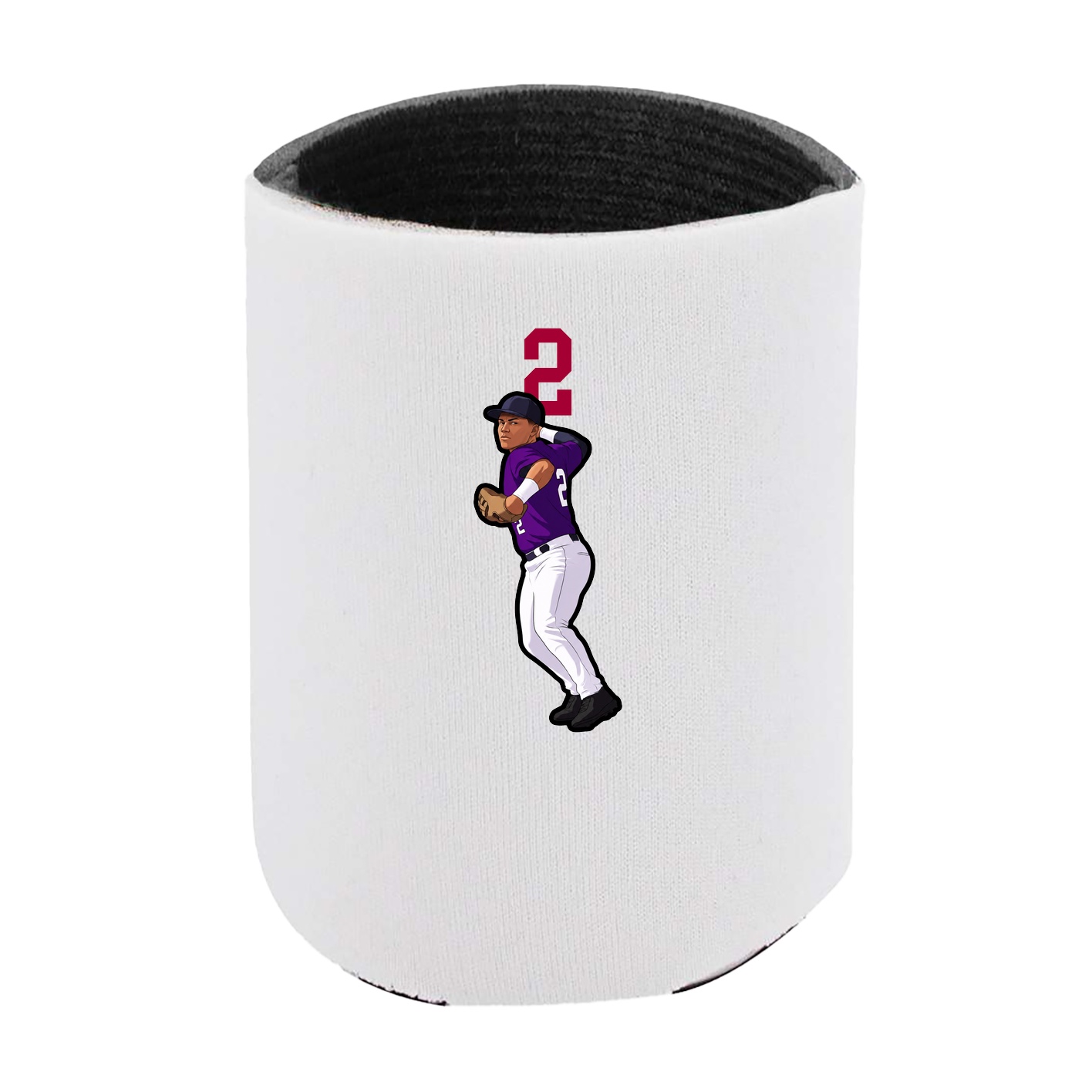 Can Holder — Number Top in White