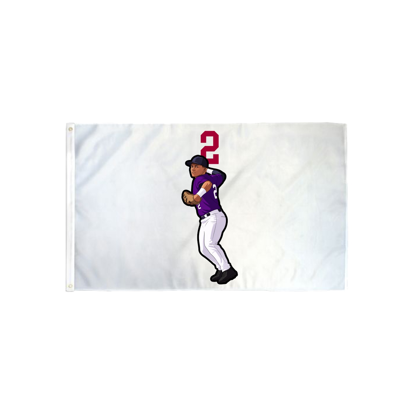 3x5 Flag — Number Top in Classic