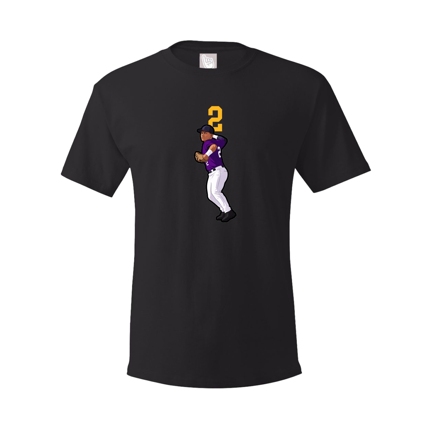 Tee — Number Top in Black