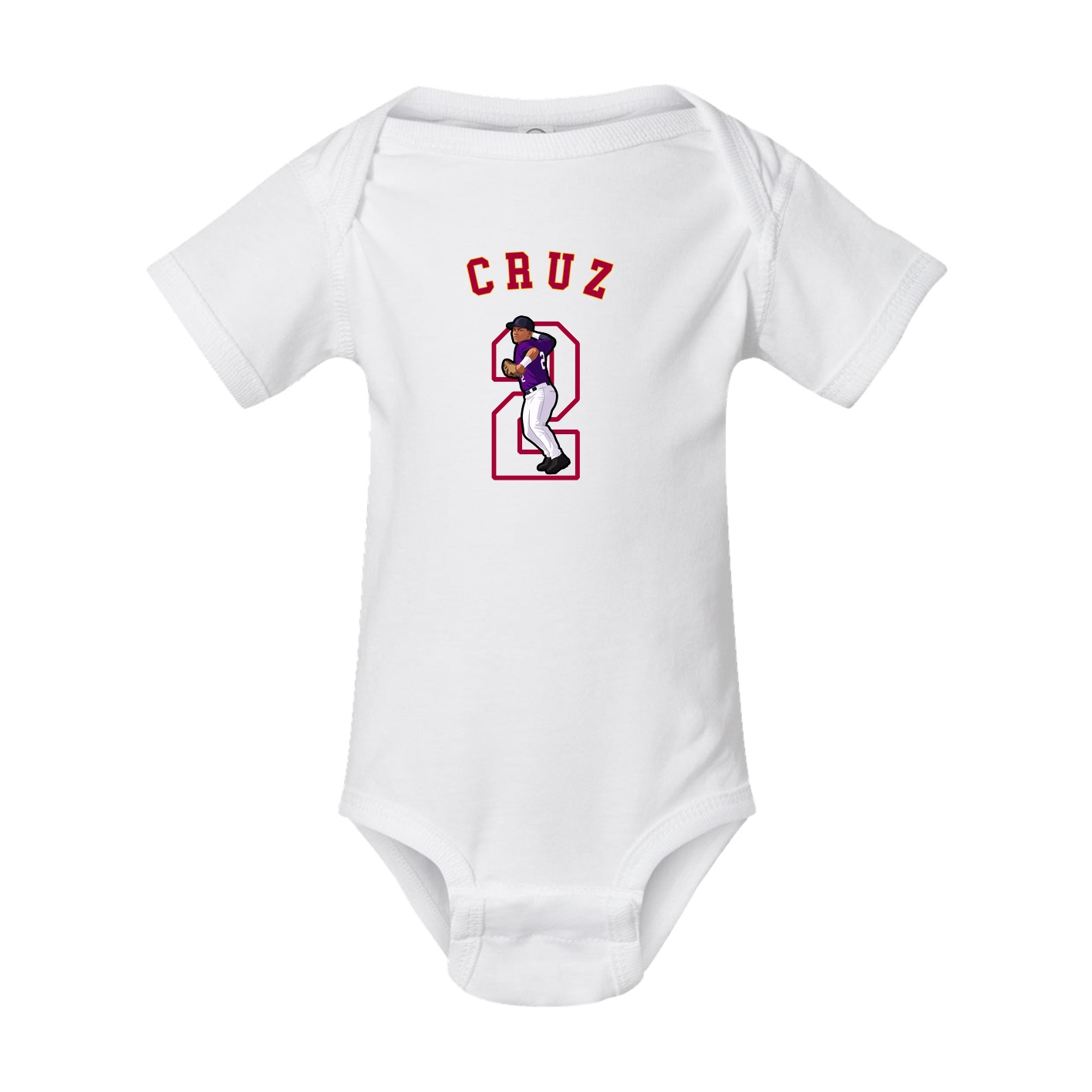 Baby Onesie — Shirsey Arch in White