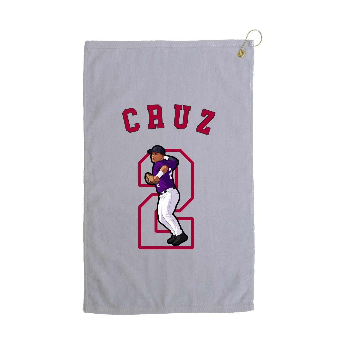 Golf Towel — Shirsey Arch in Grey