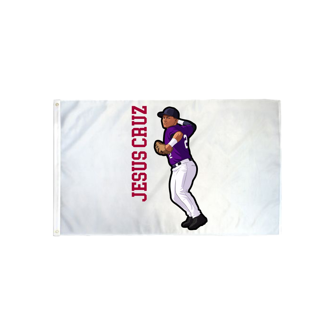 3x5 Flag — Name Vertical in Classic