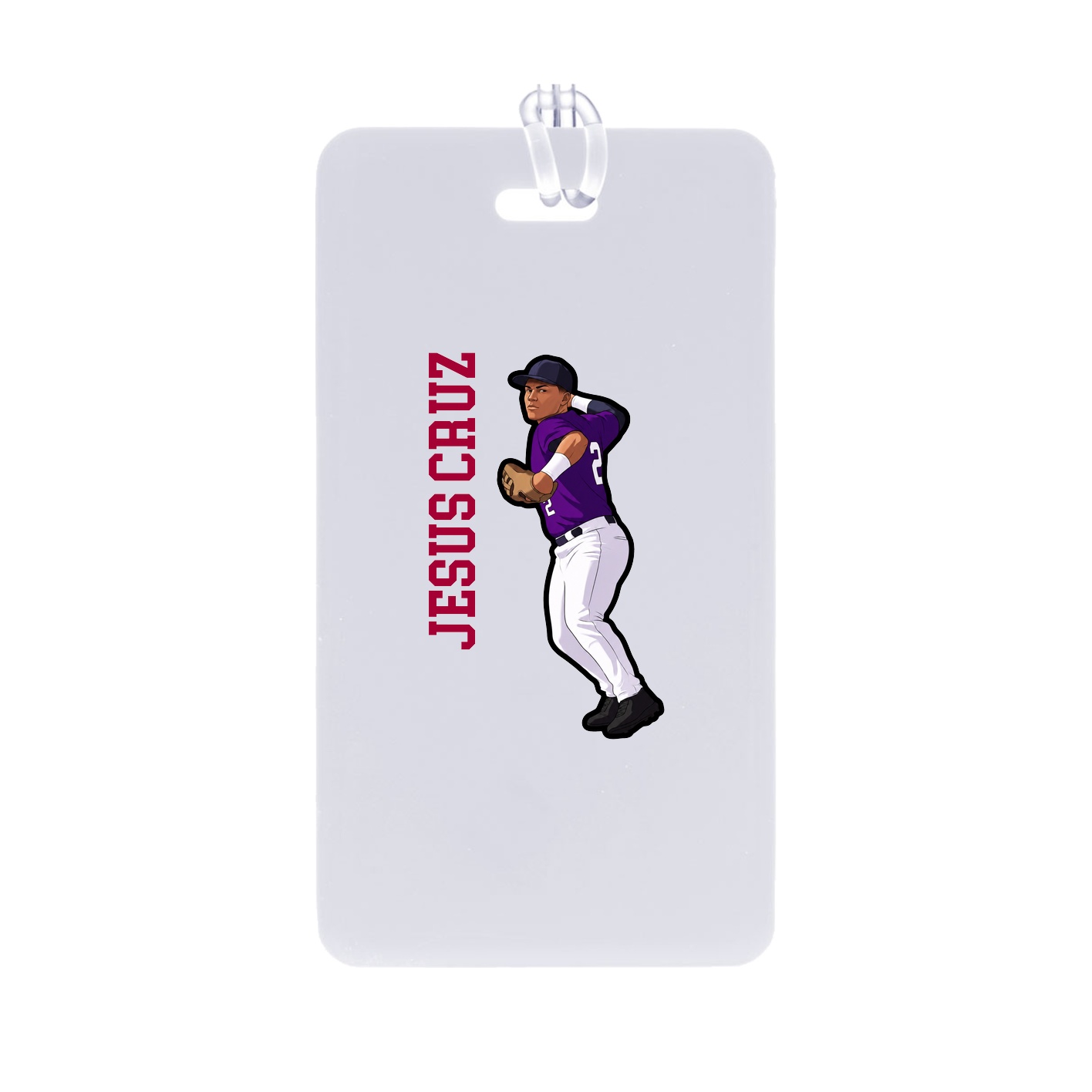 Bag Tag — Name Vertical in Classic