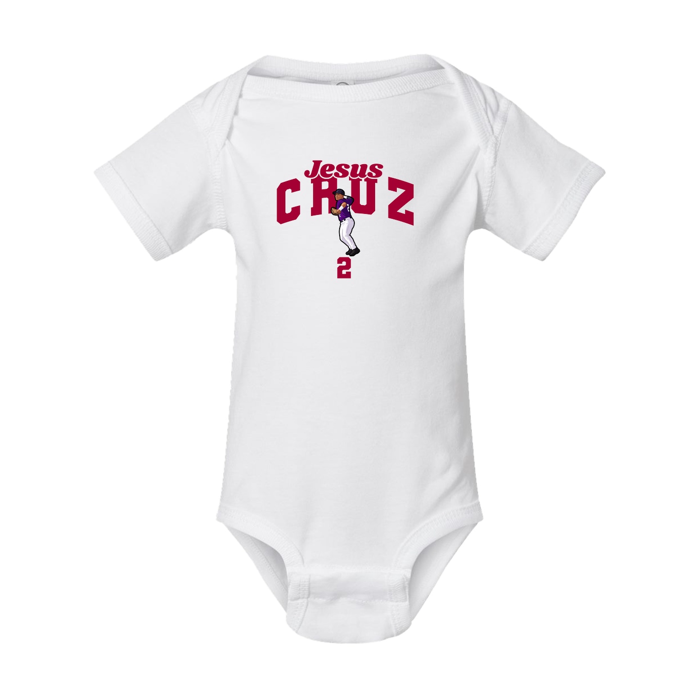 Baby Onesie — Signature Arch in White