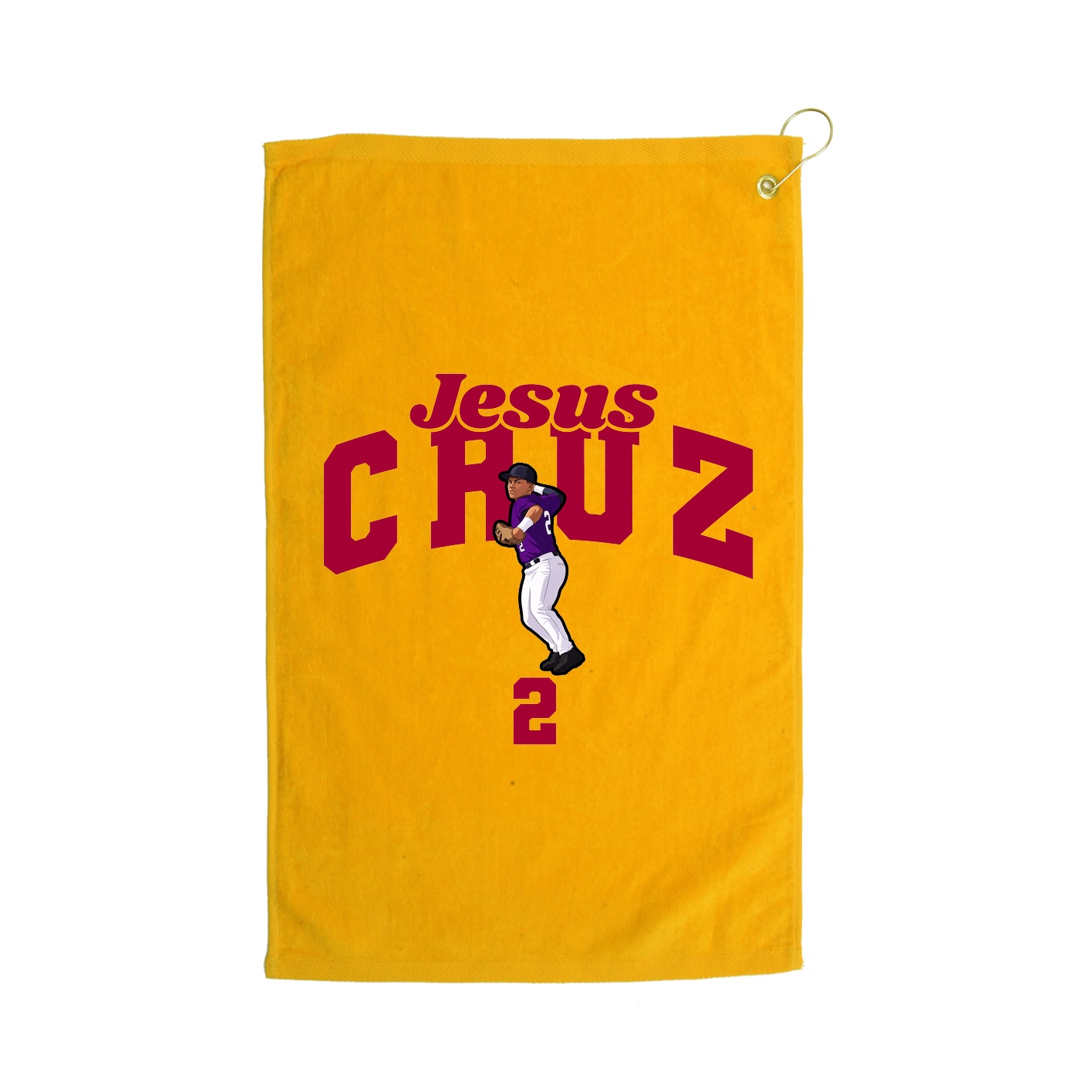 Golf Towel — Signature Arch in Gold