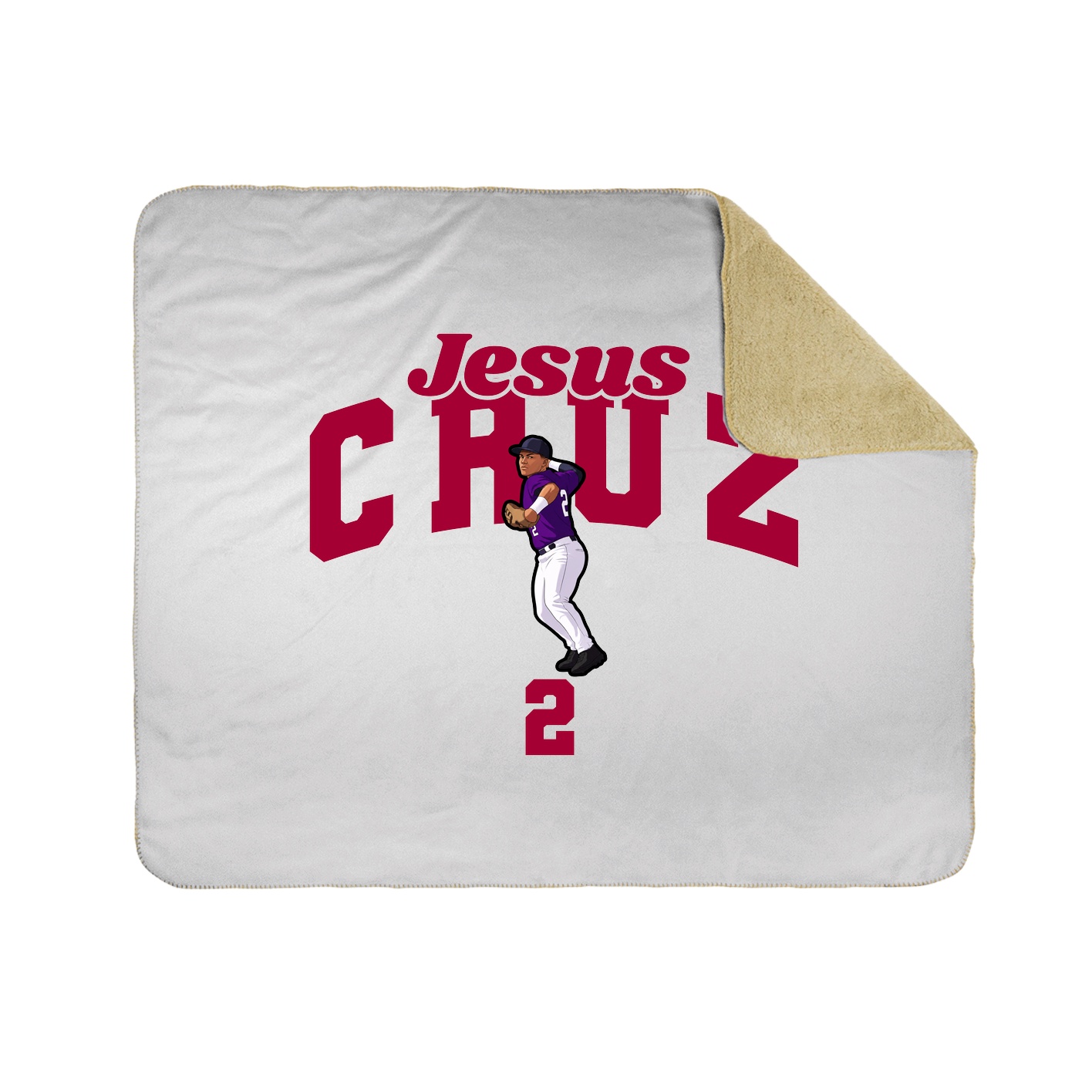 Throw Blanket — Signature Arch in White
