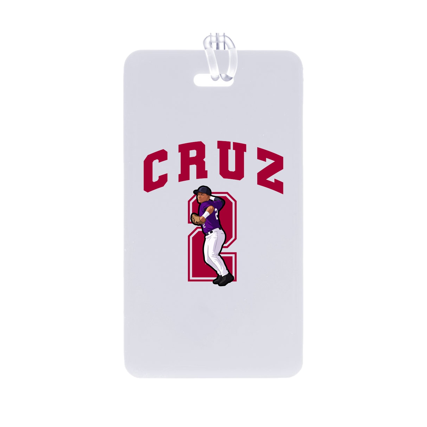 Bag Tag — Number in Classic