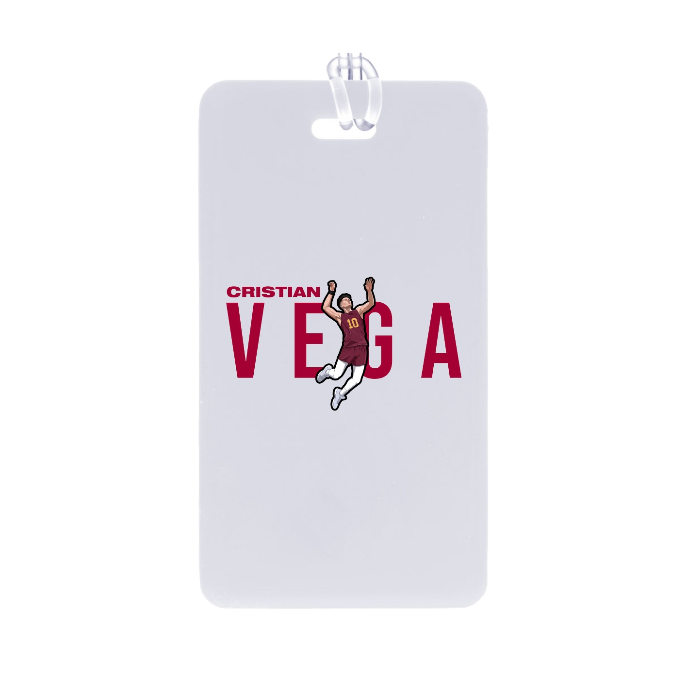 Bag Tag — Player Name in Classic