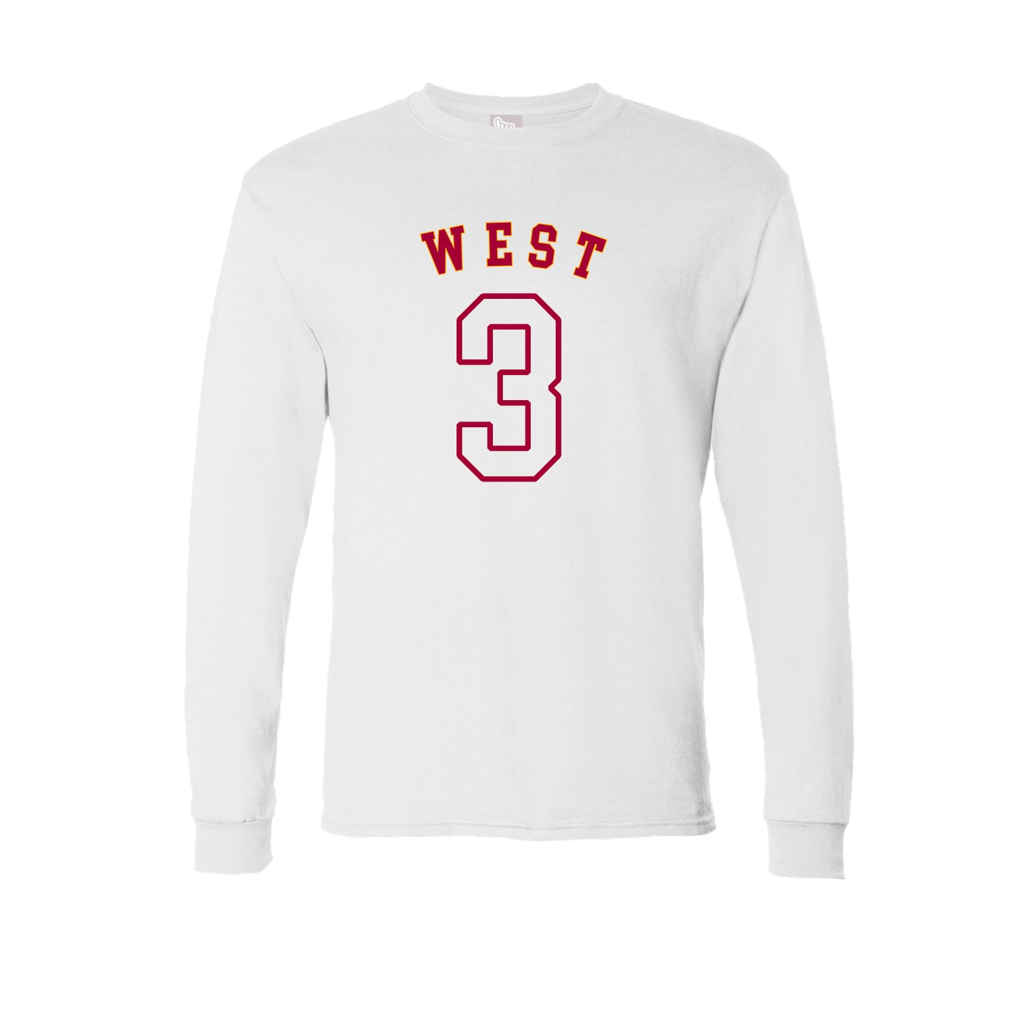 Long Sleeve Tee — Shirsey Arch in White